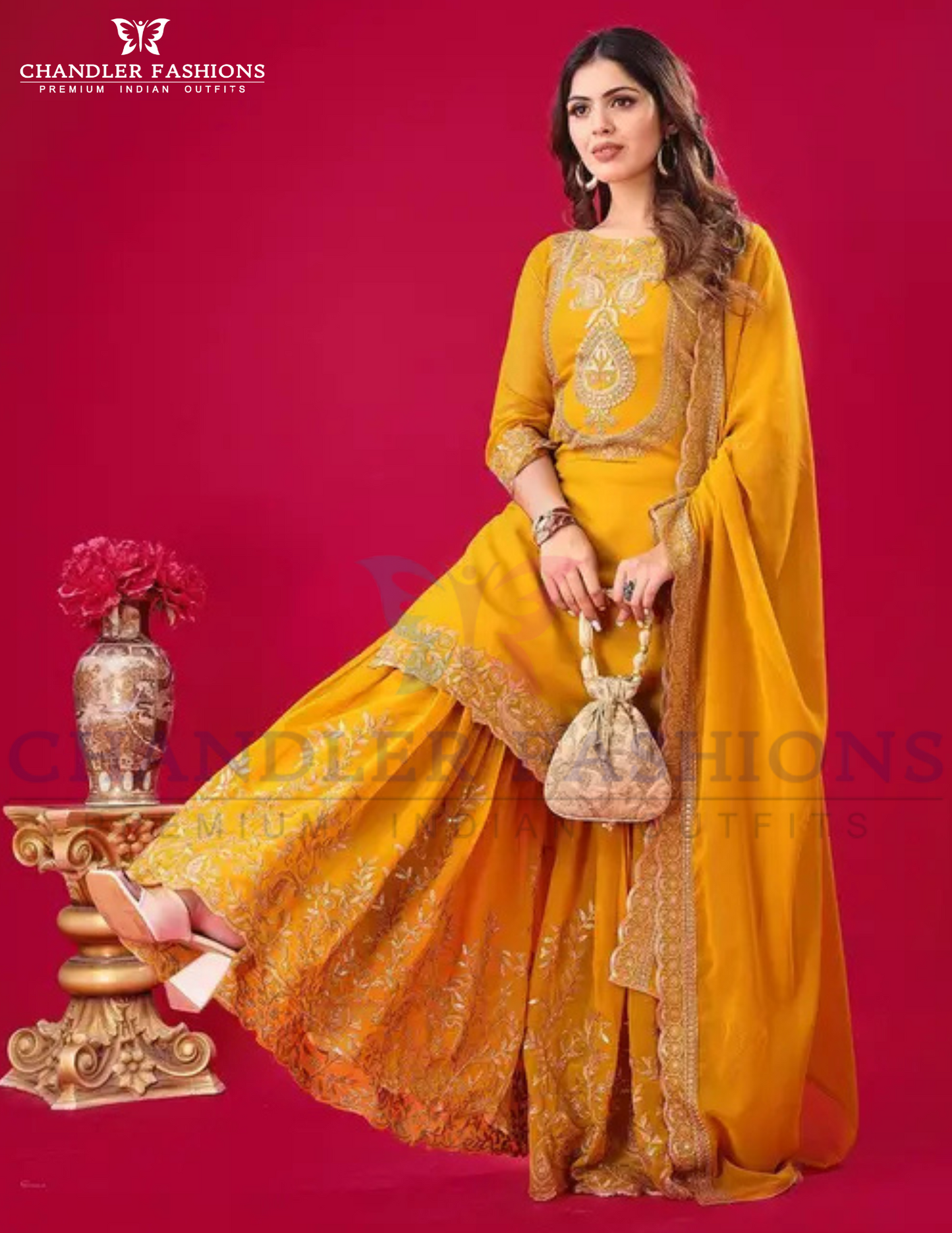 Sequins Sharara Suit For Women Near Me