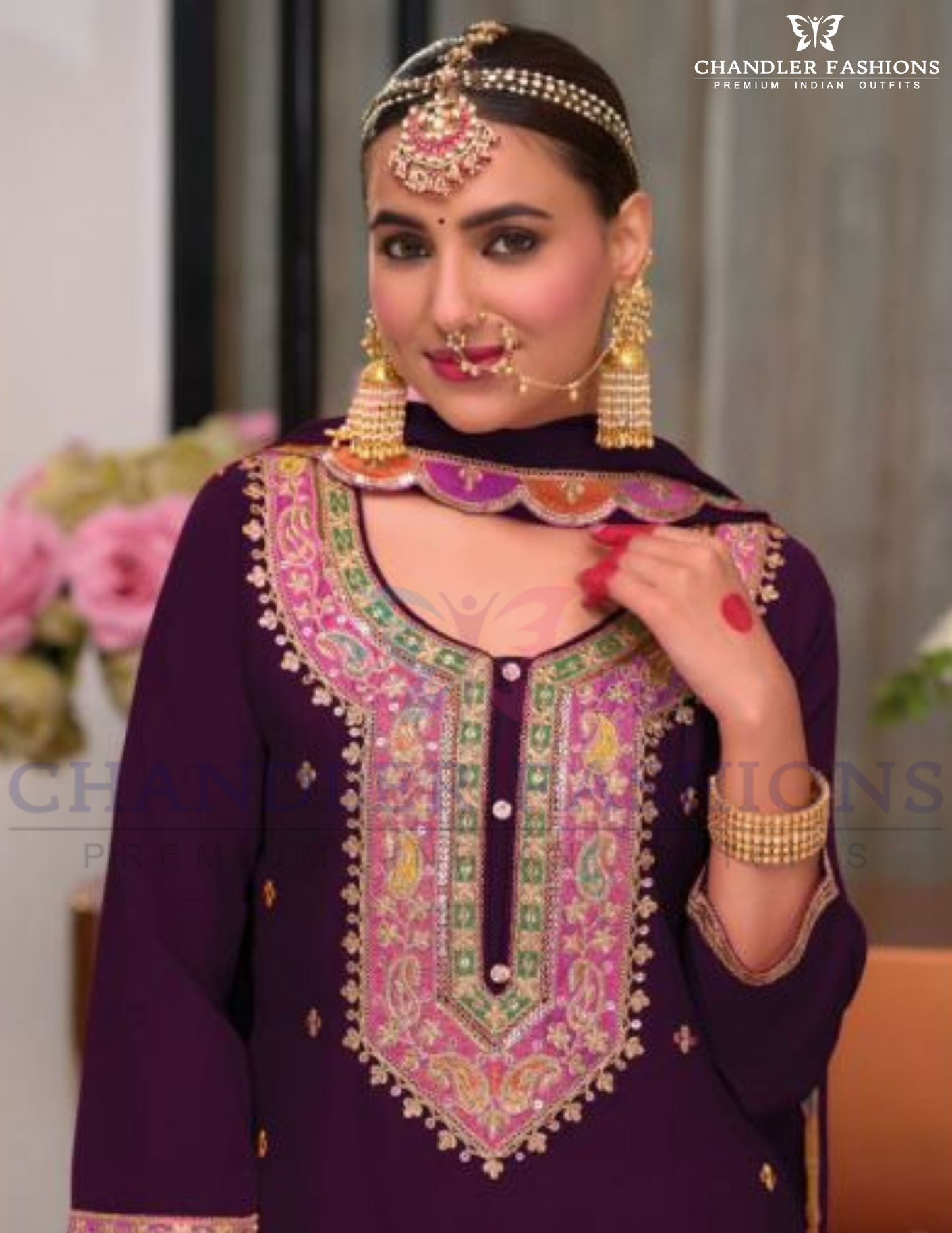 Palazzo Suits With Dupatta Near Me