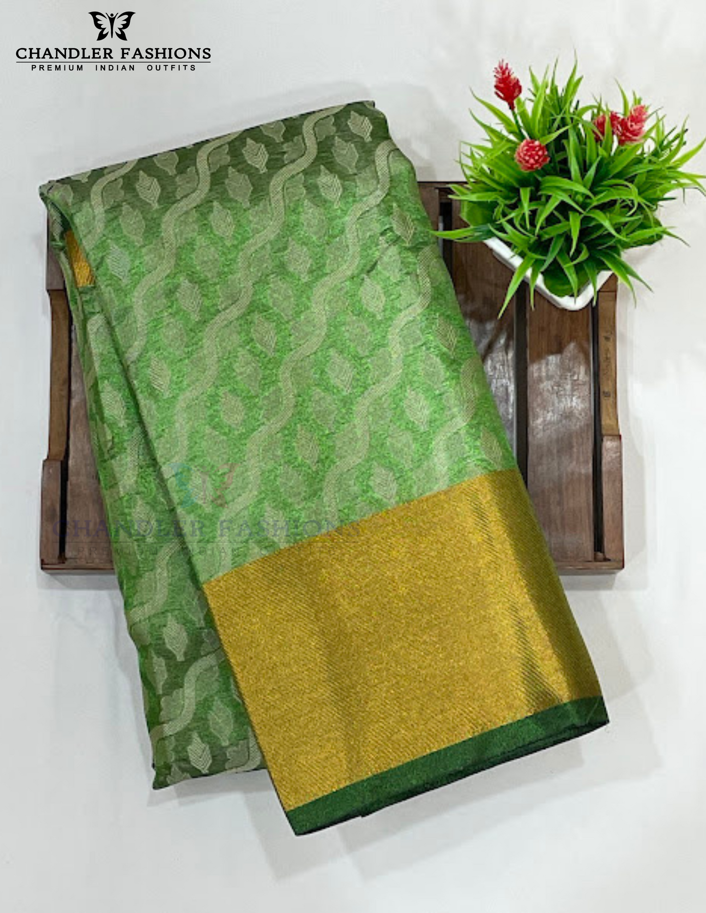 Art Silk Saree With Gold Zari Work For Women In USA