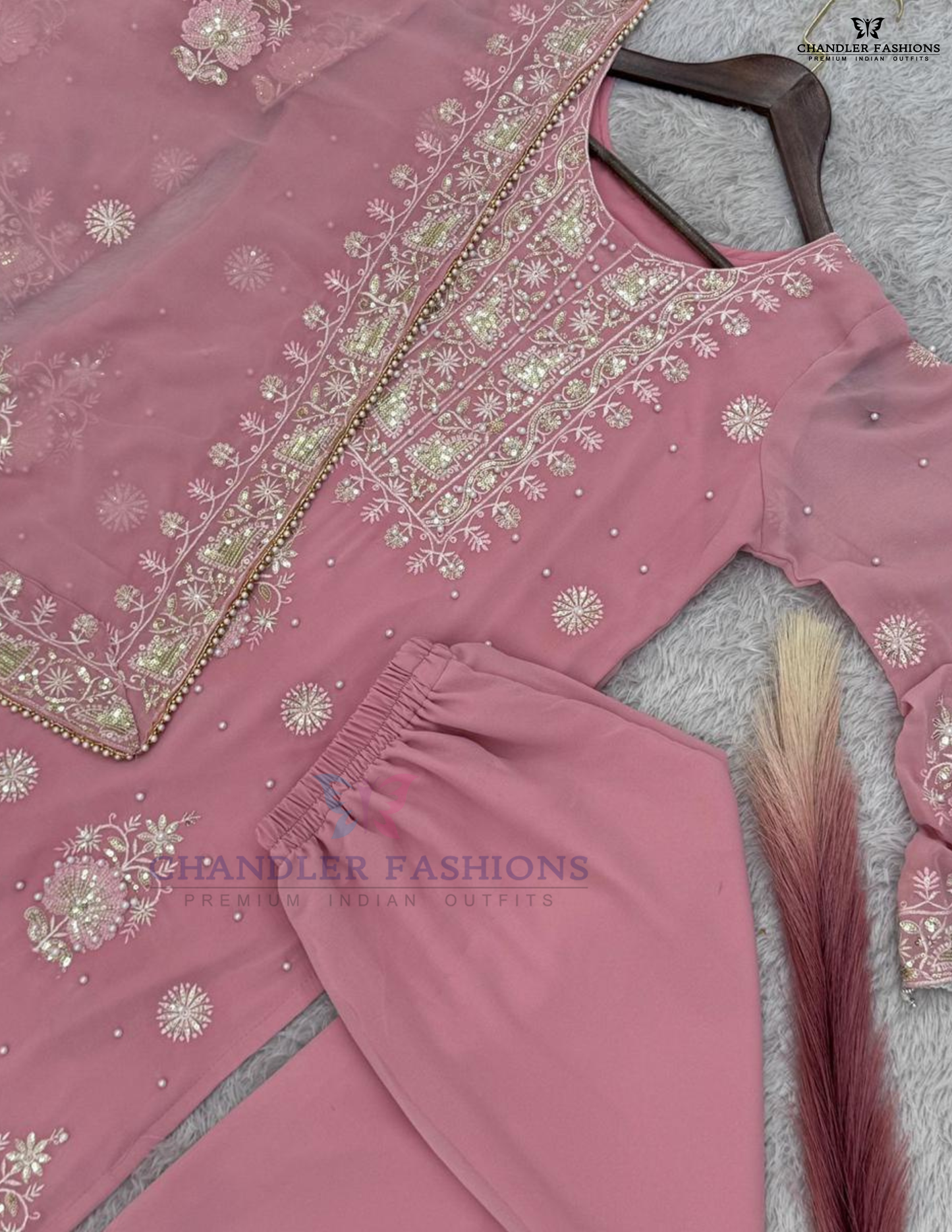 Beautiful Georgette Palazzo Suits In Phoenix
