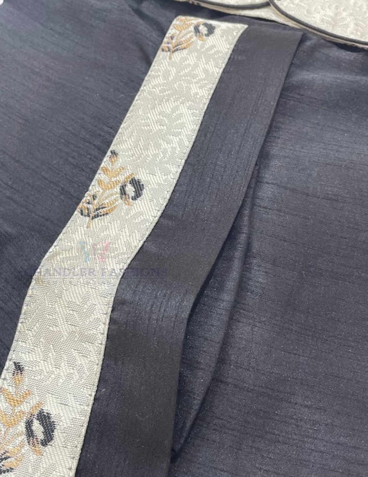 Sherwani Suit With Brooch Pin In Mesa