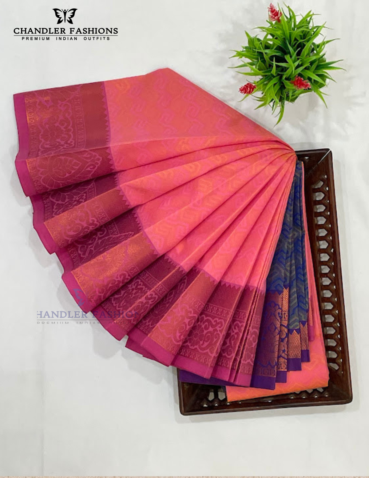 Pink Color Art Silk With Zari Work Saree For Women In USA