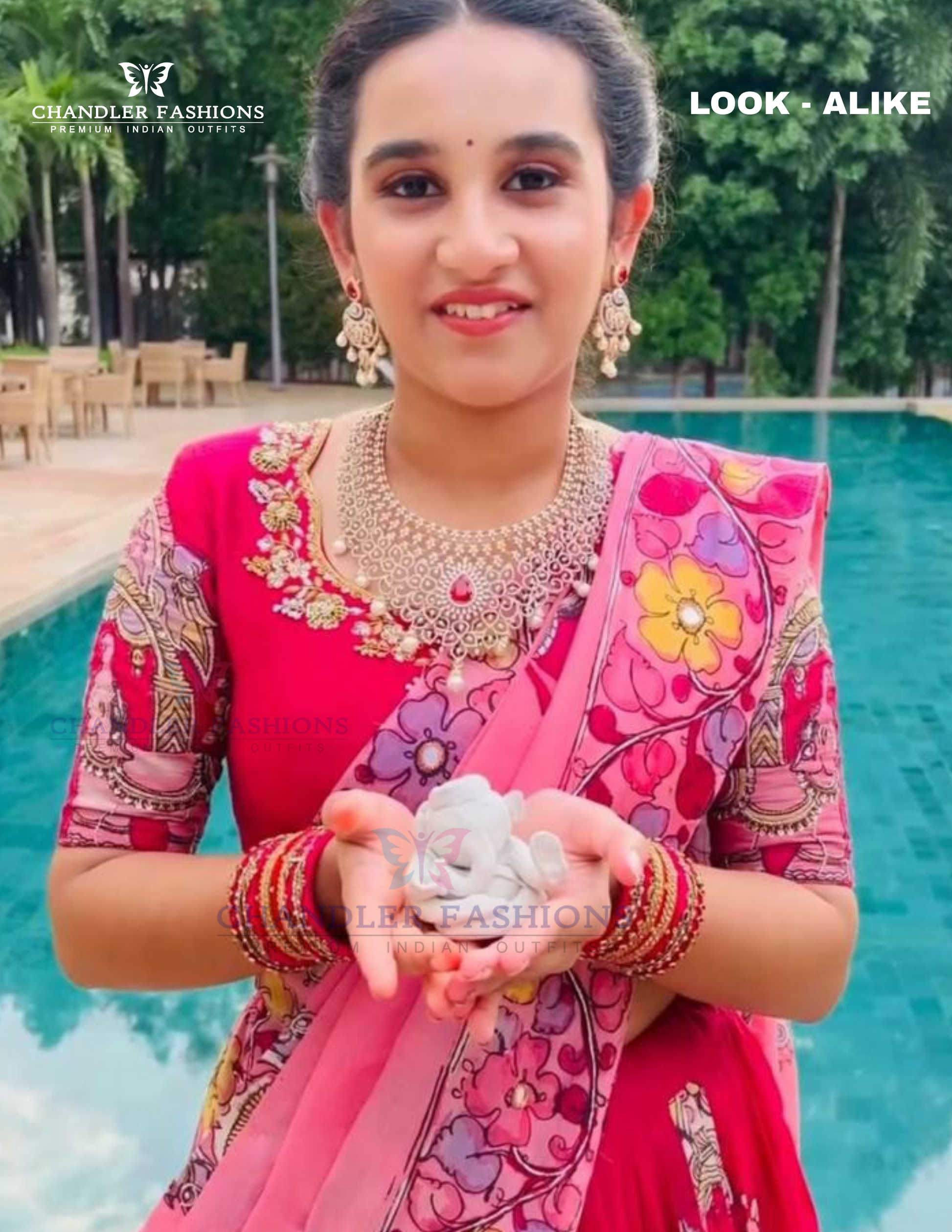 Red Color Cotton Lehenga Choli In USA