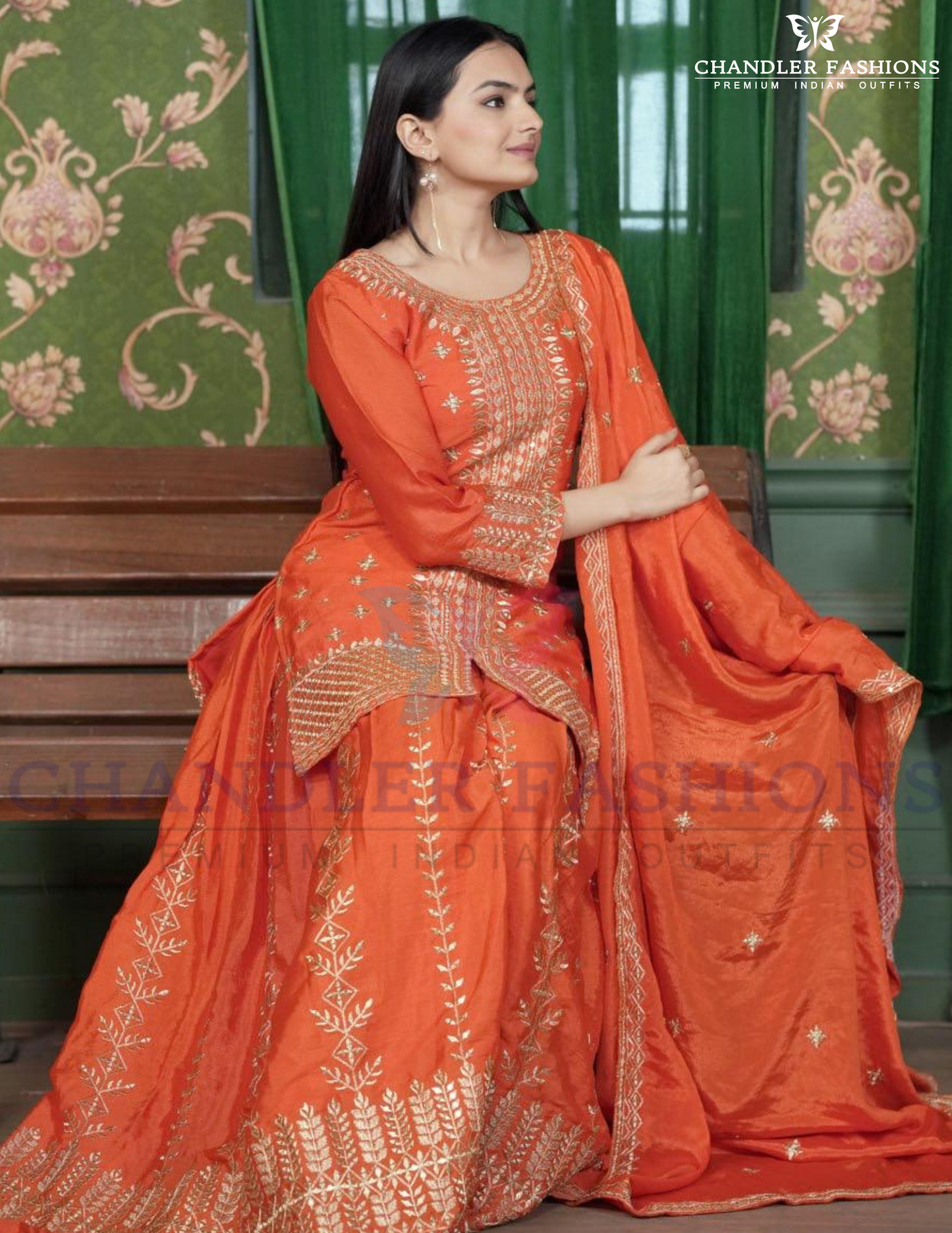 Palazzo Suits With Dupatta in USA