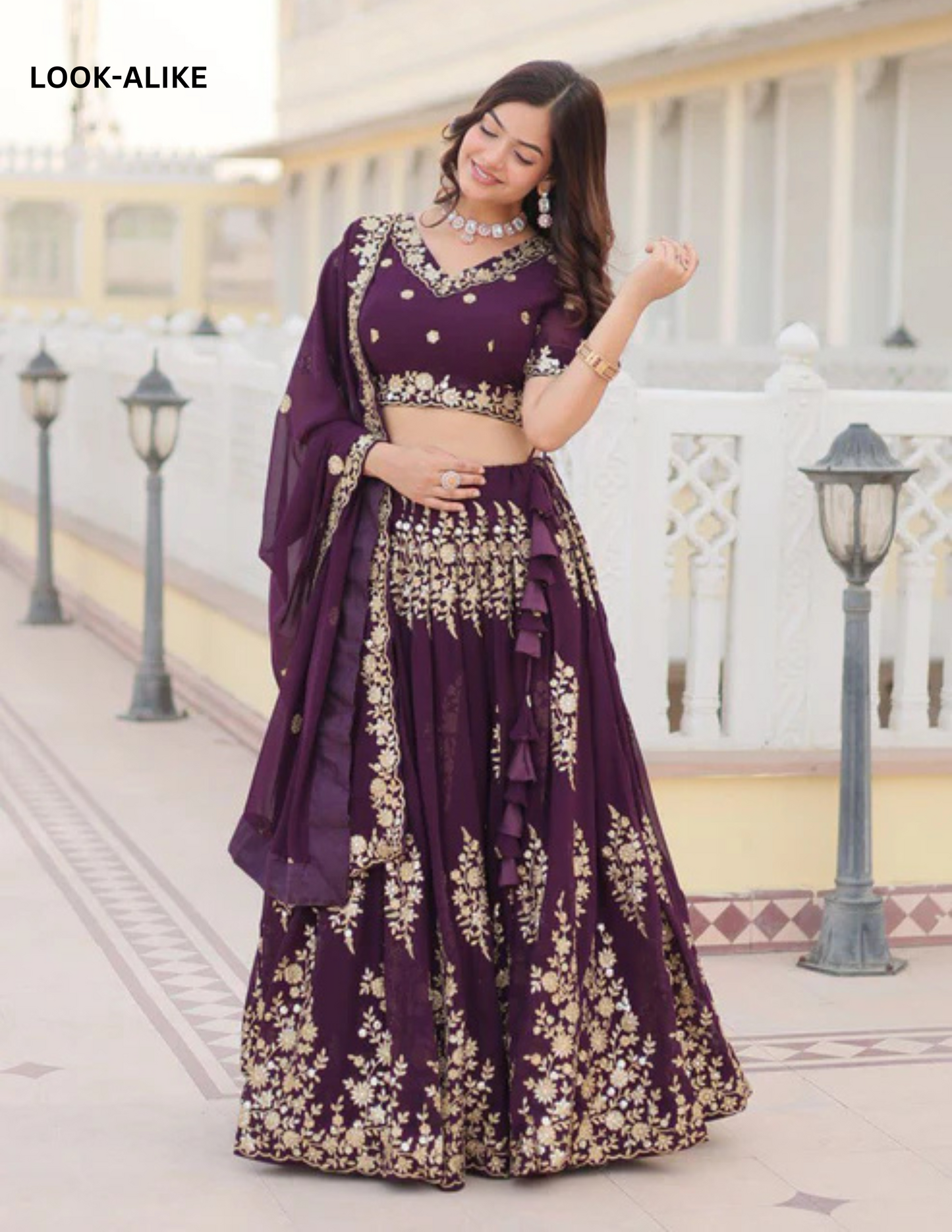 Wonderful Wine Color Faux Georgette With Heavy Embroidery Sequins Work Lehenga Choli Near Me