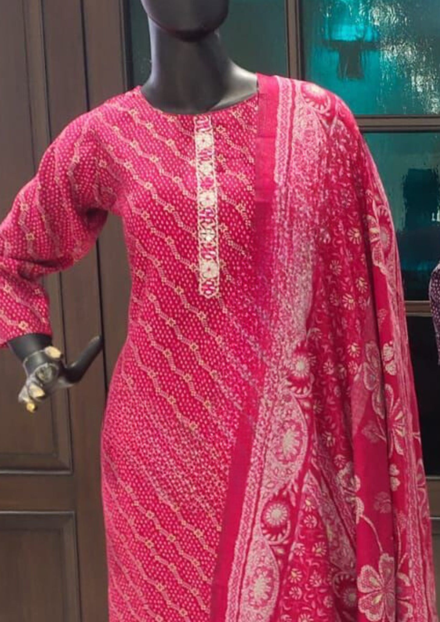 Pink Color Silk Kurti For Women Near Me