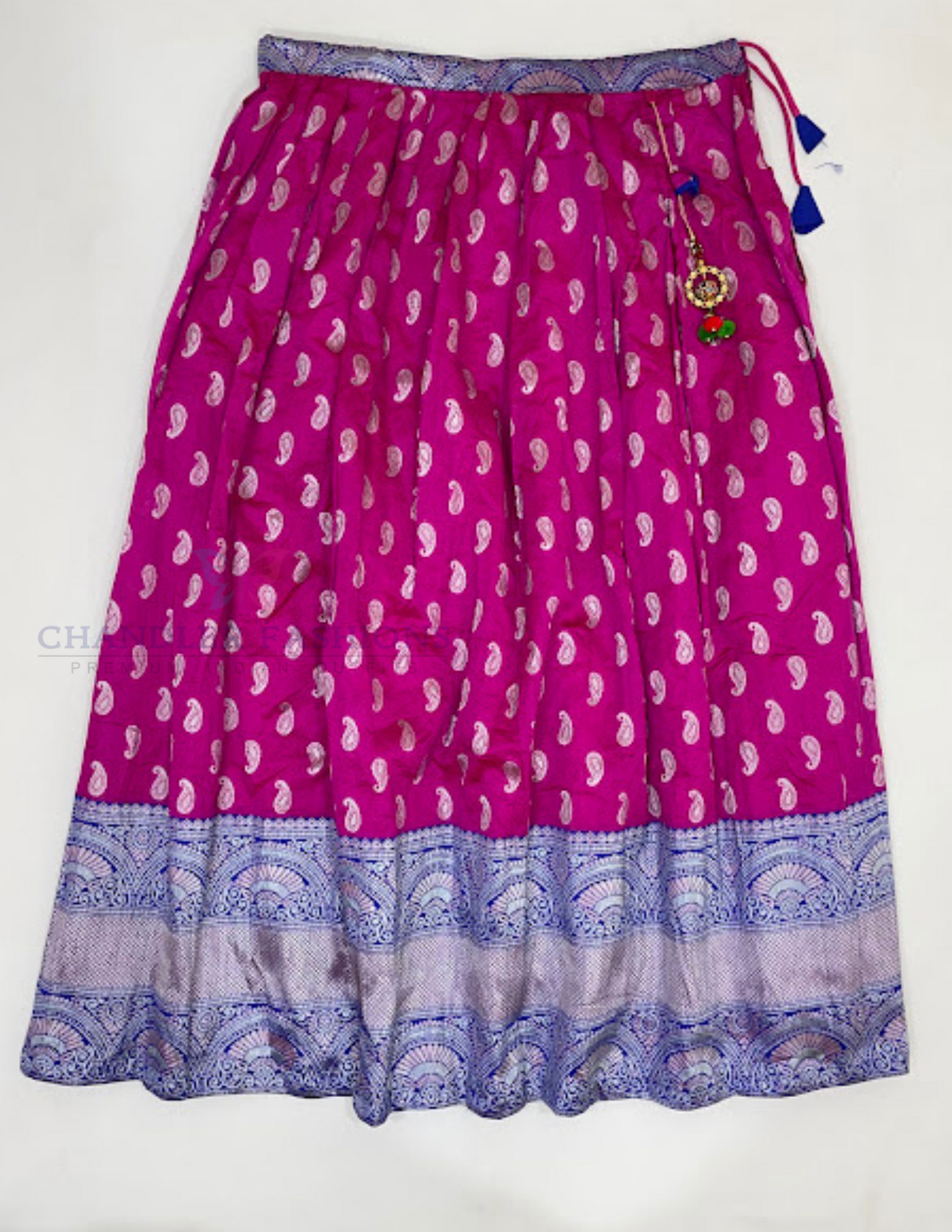 Blue And Pink Color Georgette With Embroidery Work Girls In Suncity