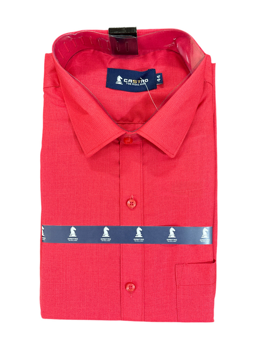 Beautiful Dark Pink Color Men's Cotton Shirt