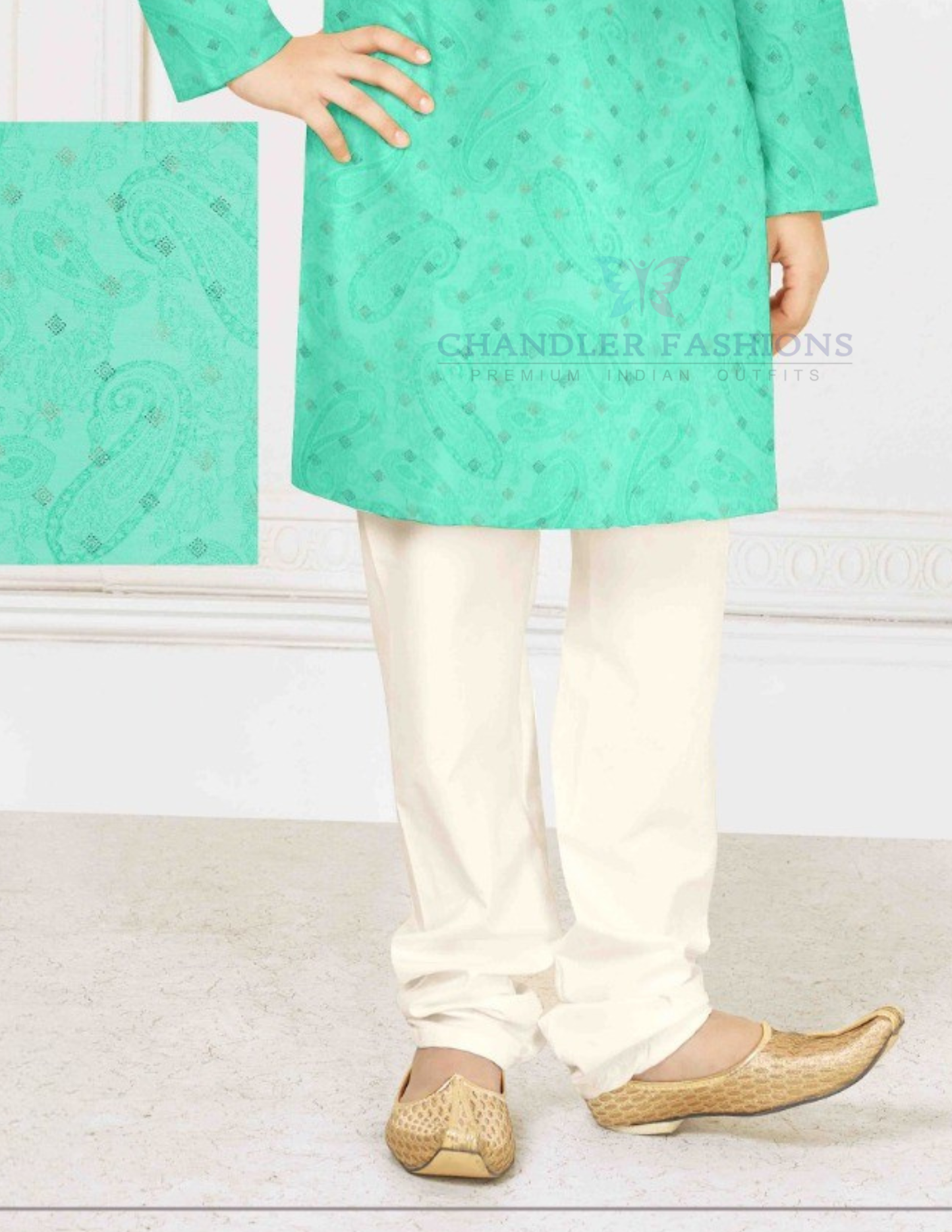 Poly Cotton With Print Work Kurta Pajama In USA