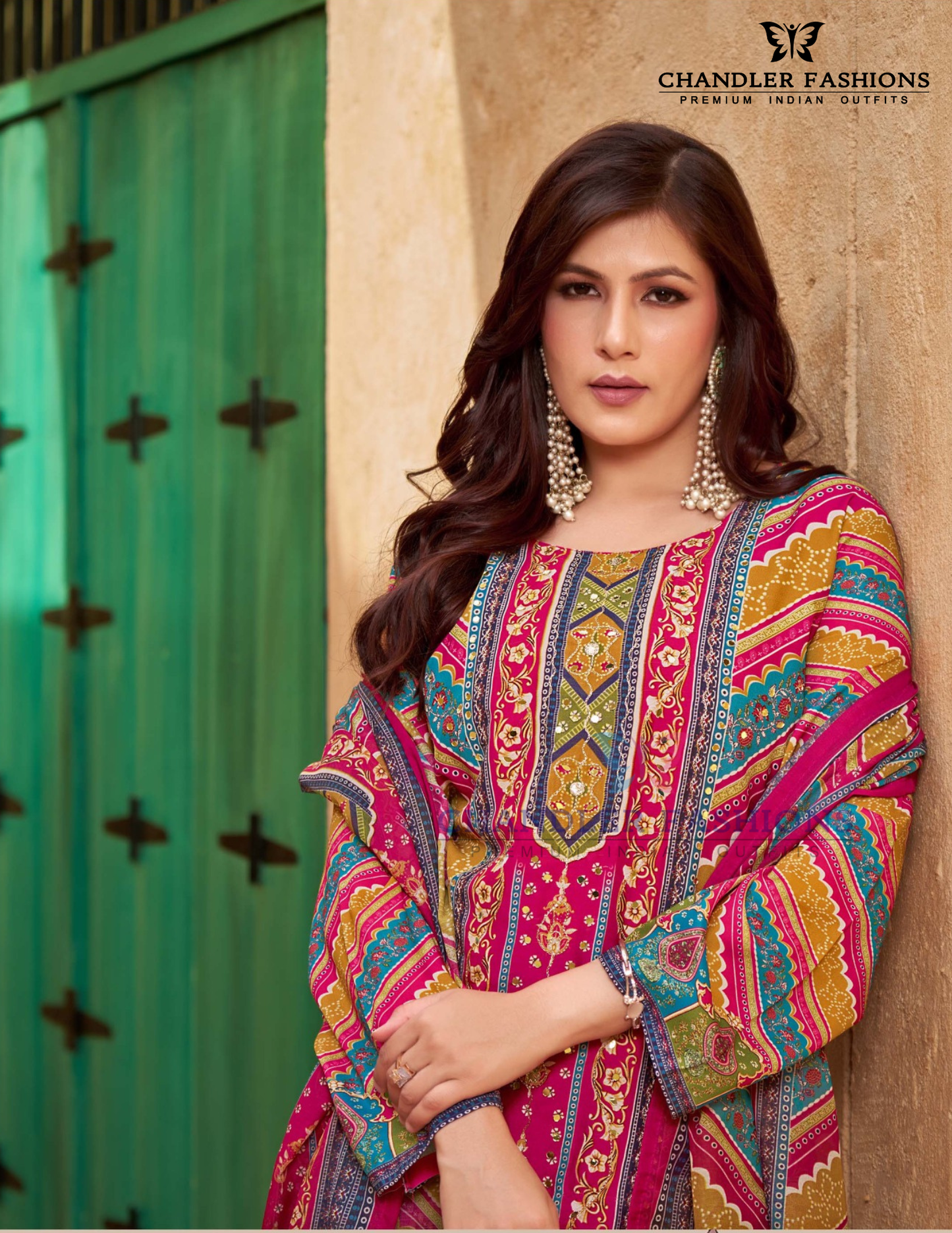 MultiColor Muslin Digital Print Salwar Suits Near Me