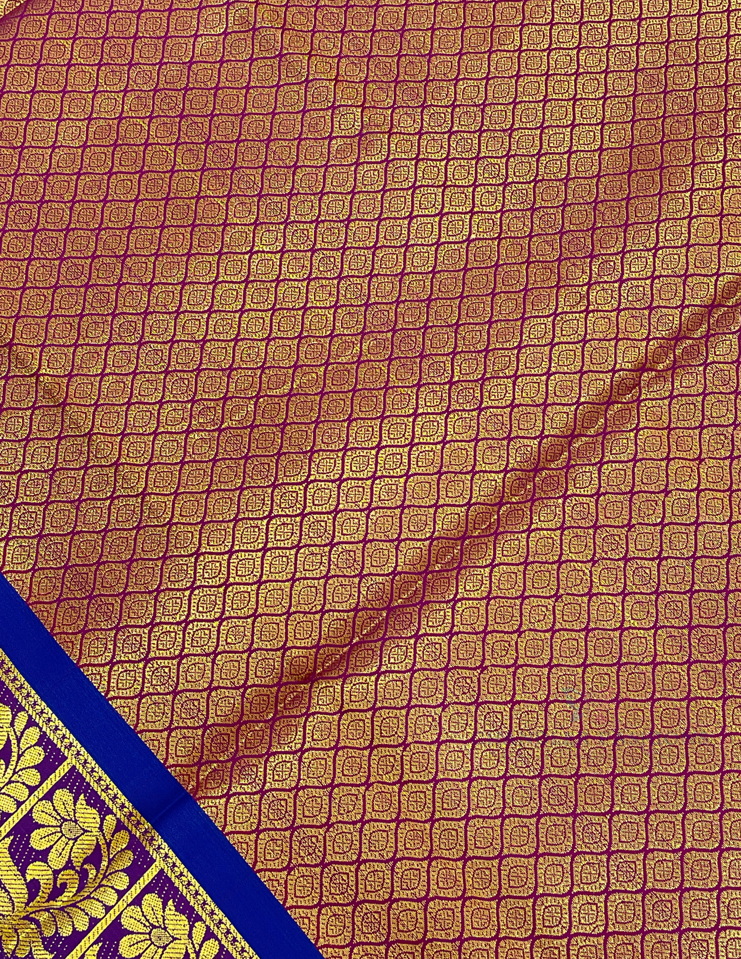 Alluring Purple Color Art Silk Shawl With Zari Work In Suncity
