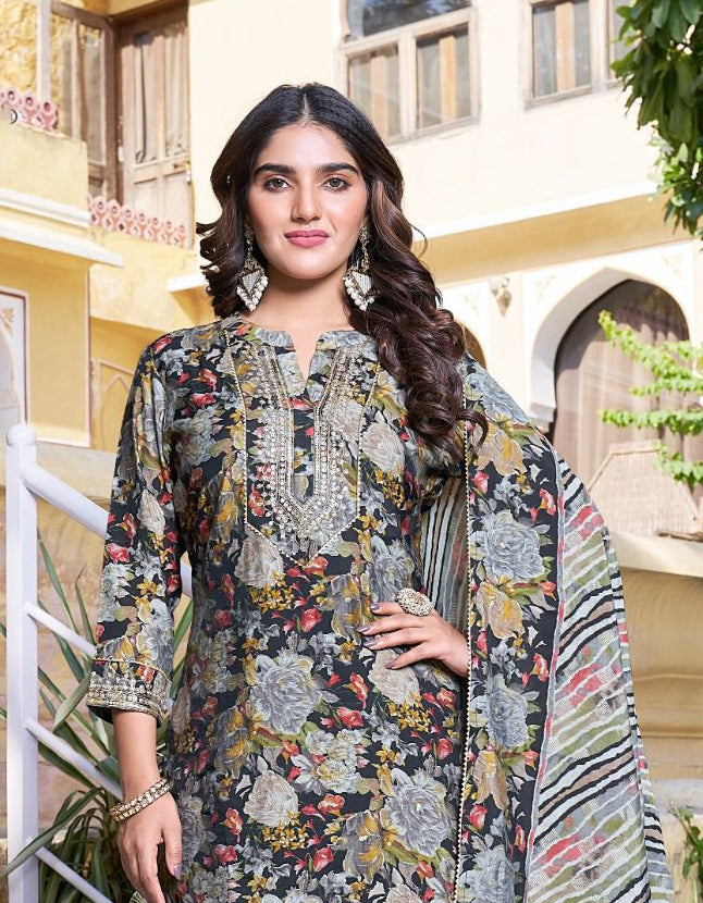 Black Colored Kurti And Suits With Embroidery Coding Work In Tucson