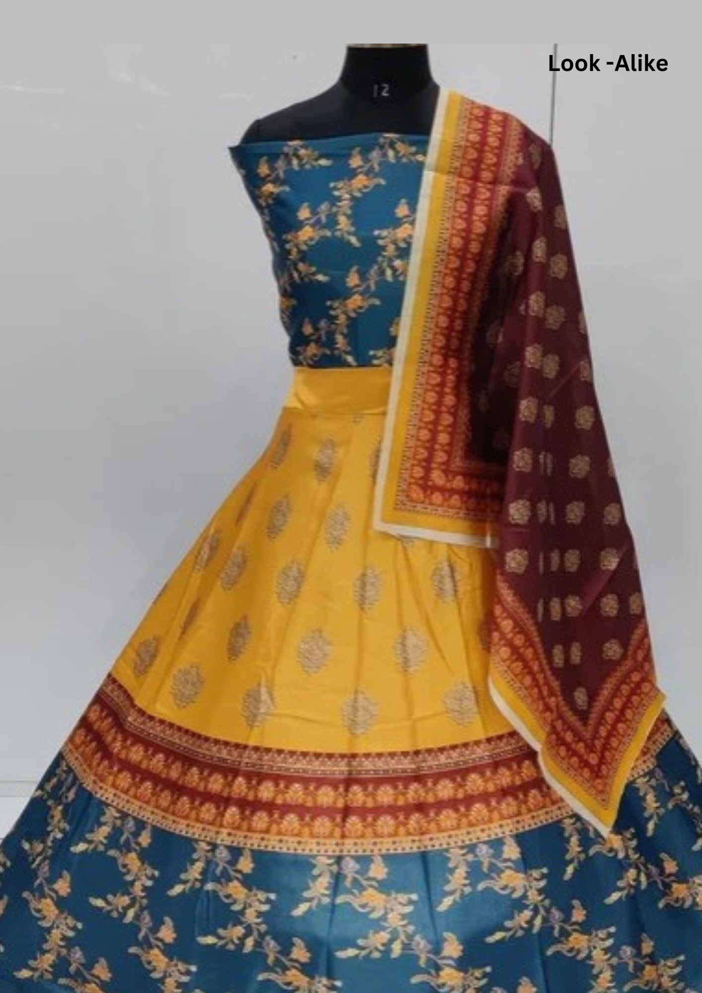 Attractive Yellow Color Printed Lehenga Choli Near Me