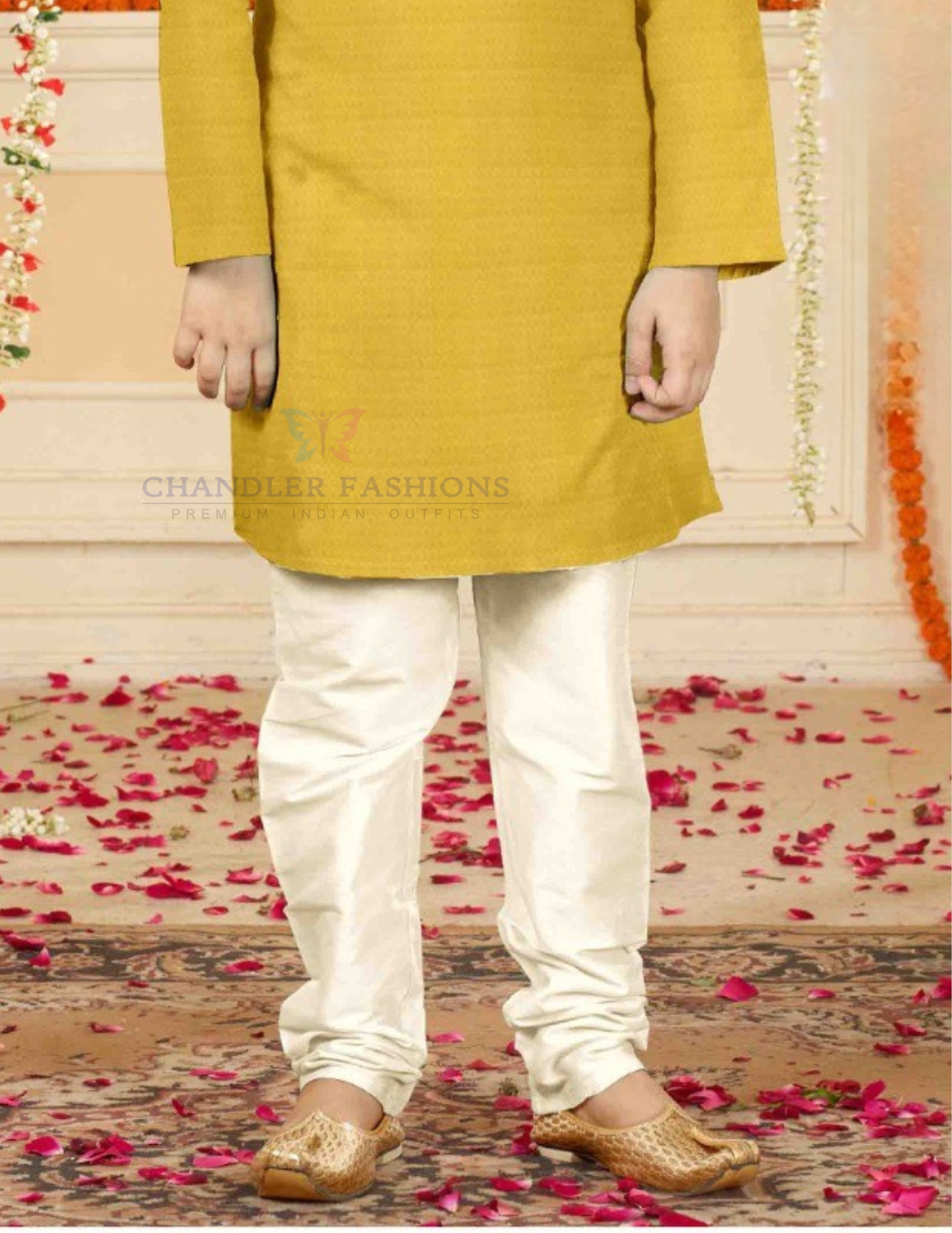 Fabulous Mustard Yellow Color Poly Cotton Kurta In USA
