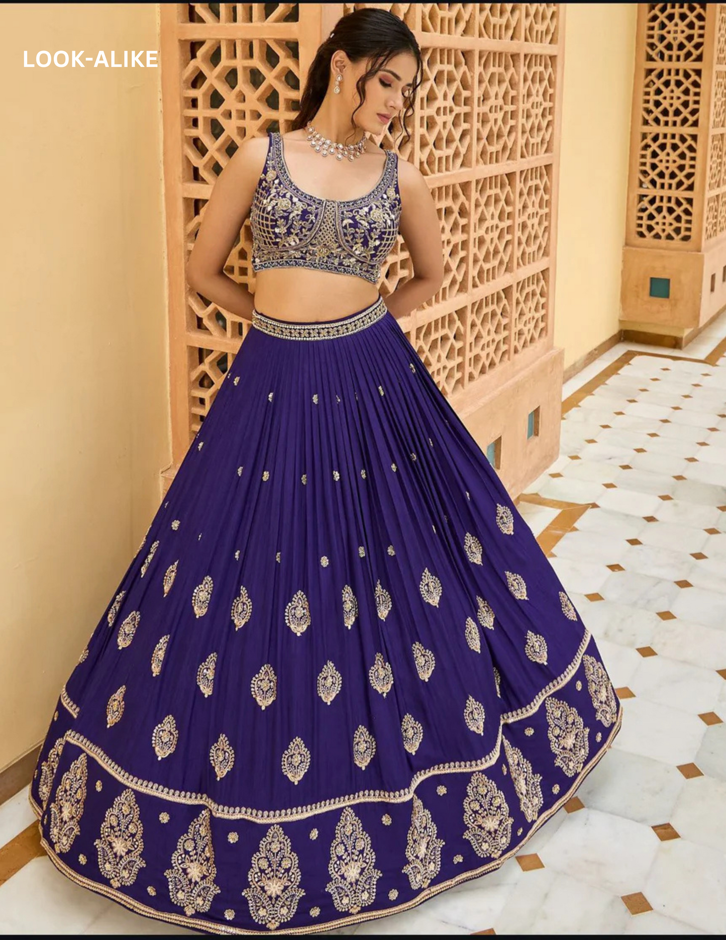 Embroidery Sequins Work Lehenga Choli With Dupatta In USA