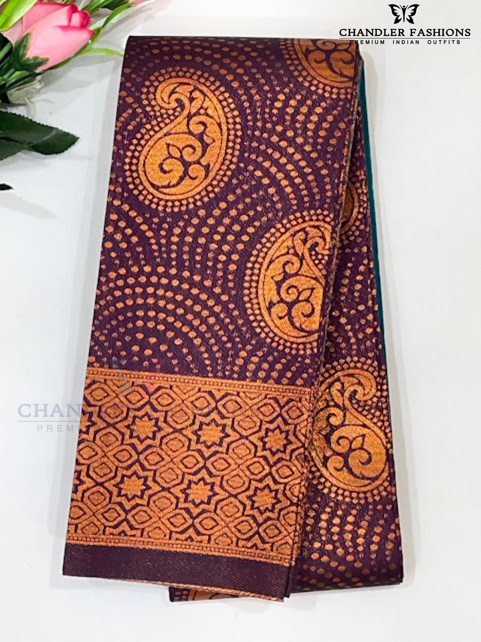 Elegant Dark Purple Color Art Silk Saree With Contrast Rich Pallu Near Me