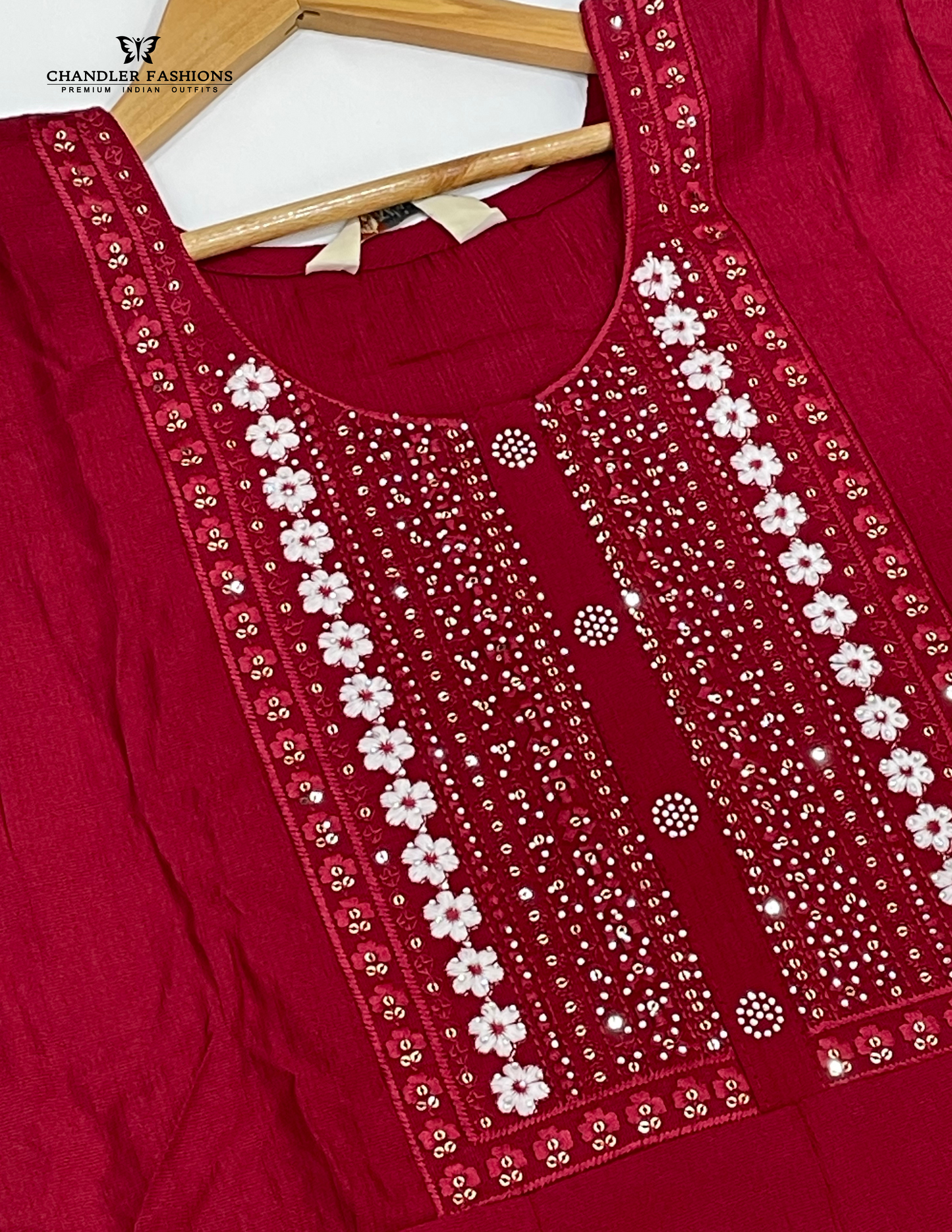 Embroidery Sequins Work Kurti In Yuma