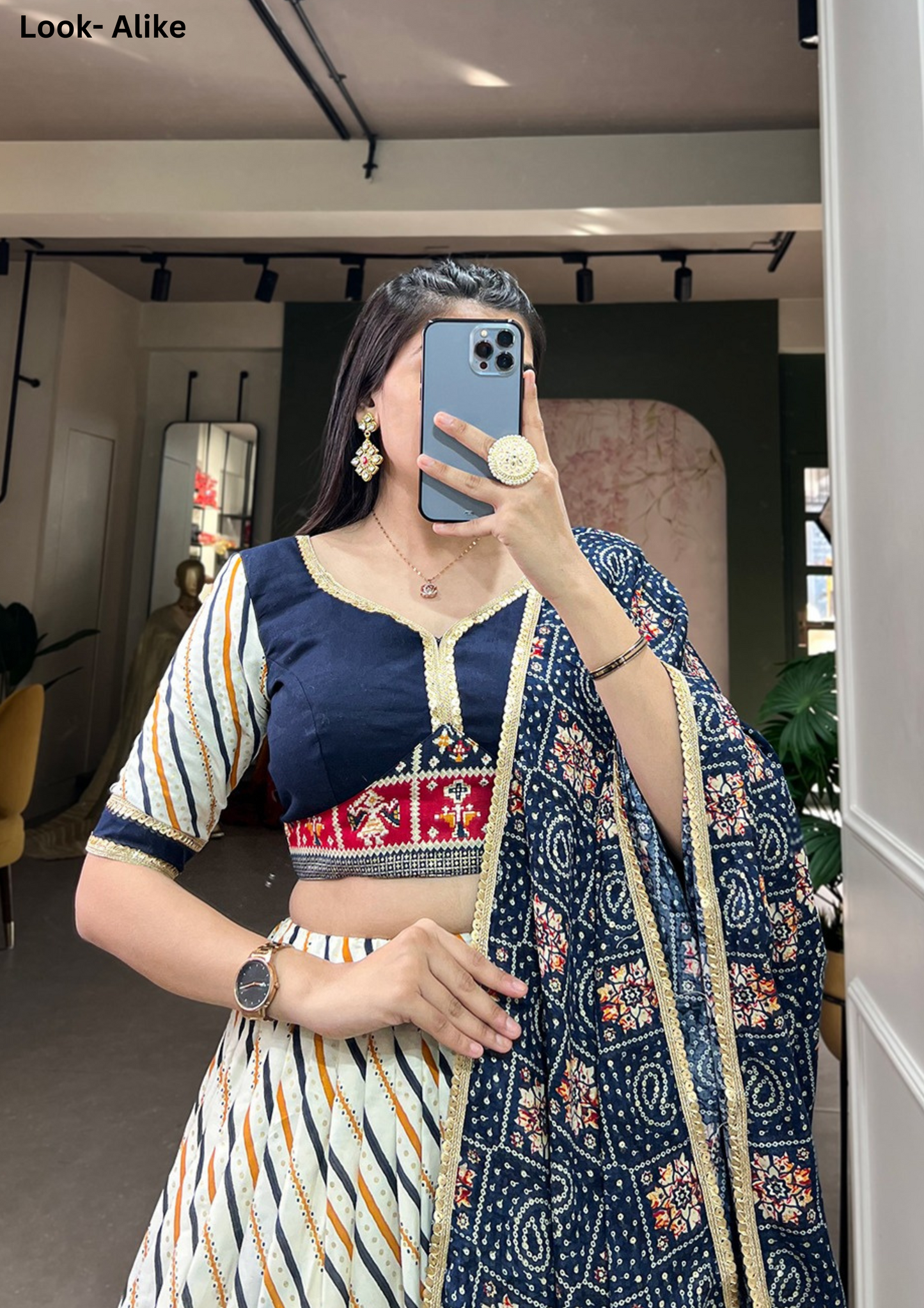 Pure Cotton Chaniya Choli With Printed And Lace Work Dupatta Near Me