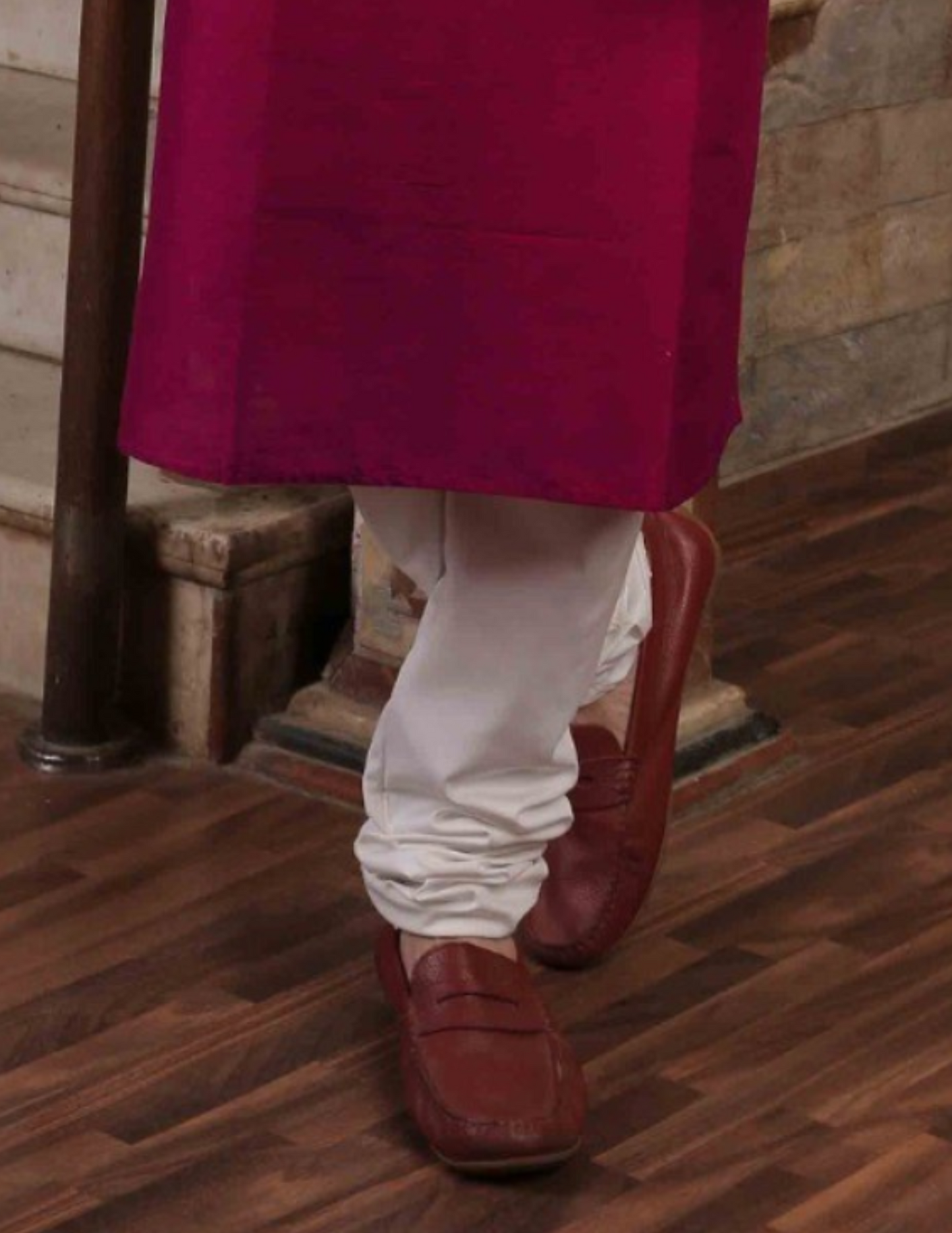 Embroidery Work Silk Kurta With Pajama Set In USA