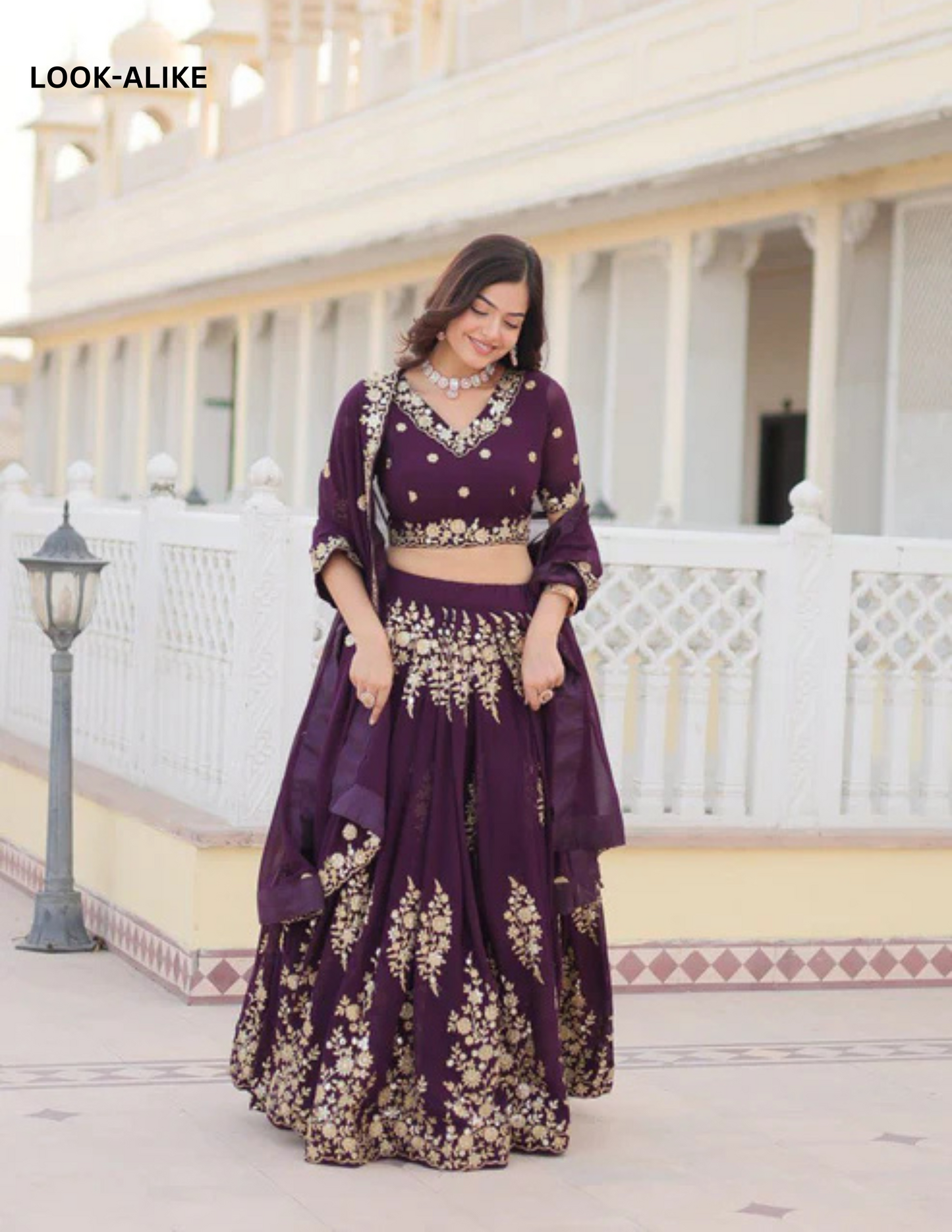 Sequins Work Lehenga Choli In Mesa
