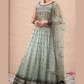 Charming Green Color Fancy Designer Embroidered Lehenga Choli With Dupatta