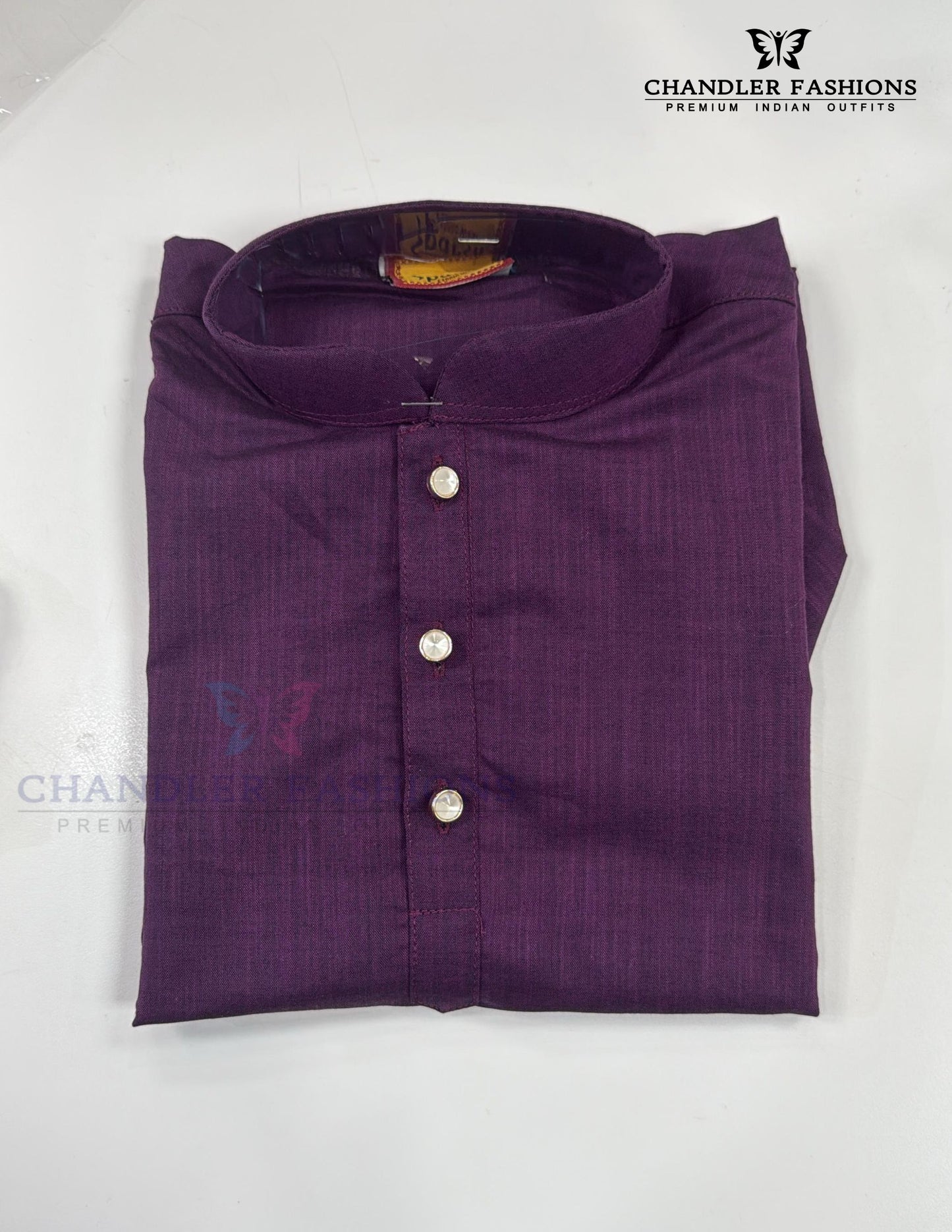Alluring Purple Colored Kurta With Pajama Pant Sets For Boys