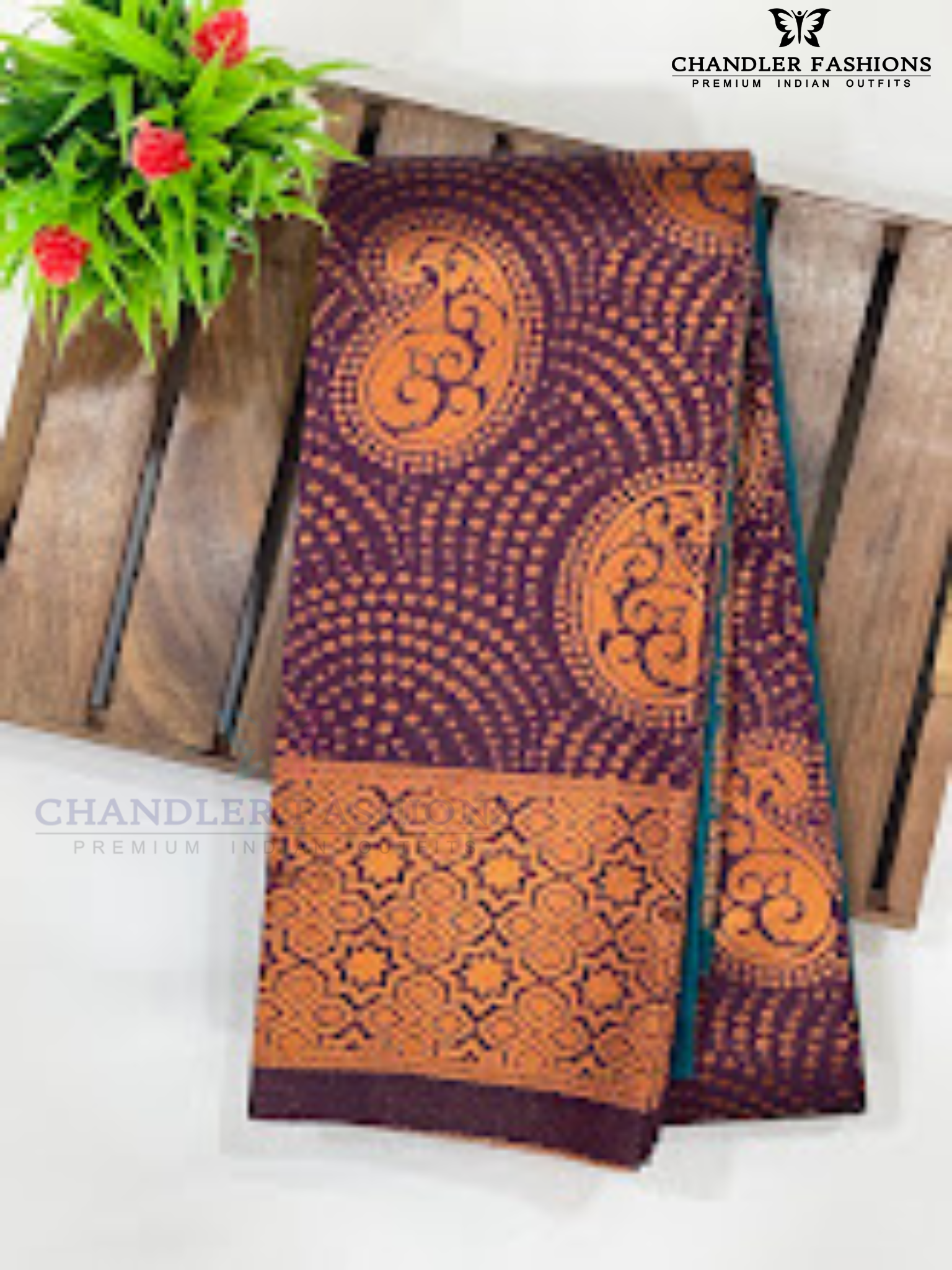 Elegant Dark Purple Color Art Silk Saree With Contrast Rich Pallu In Mesa