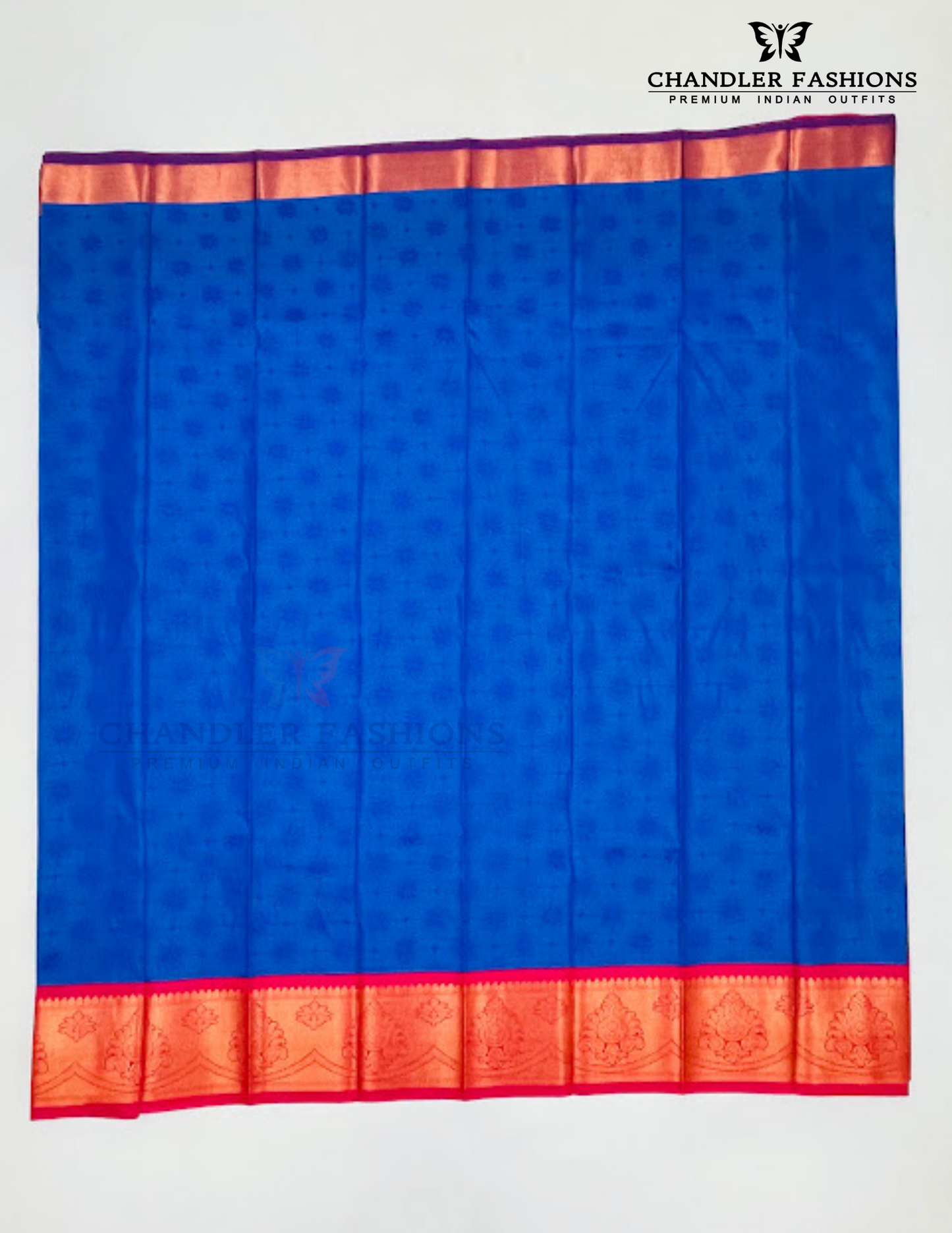 Blue Art Silk Saree Zari For Women In Yuma