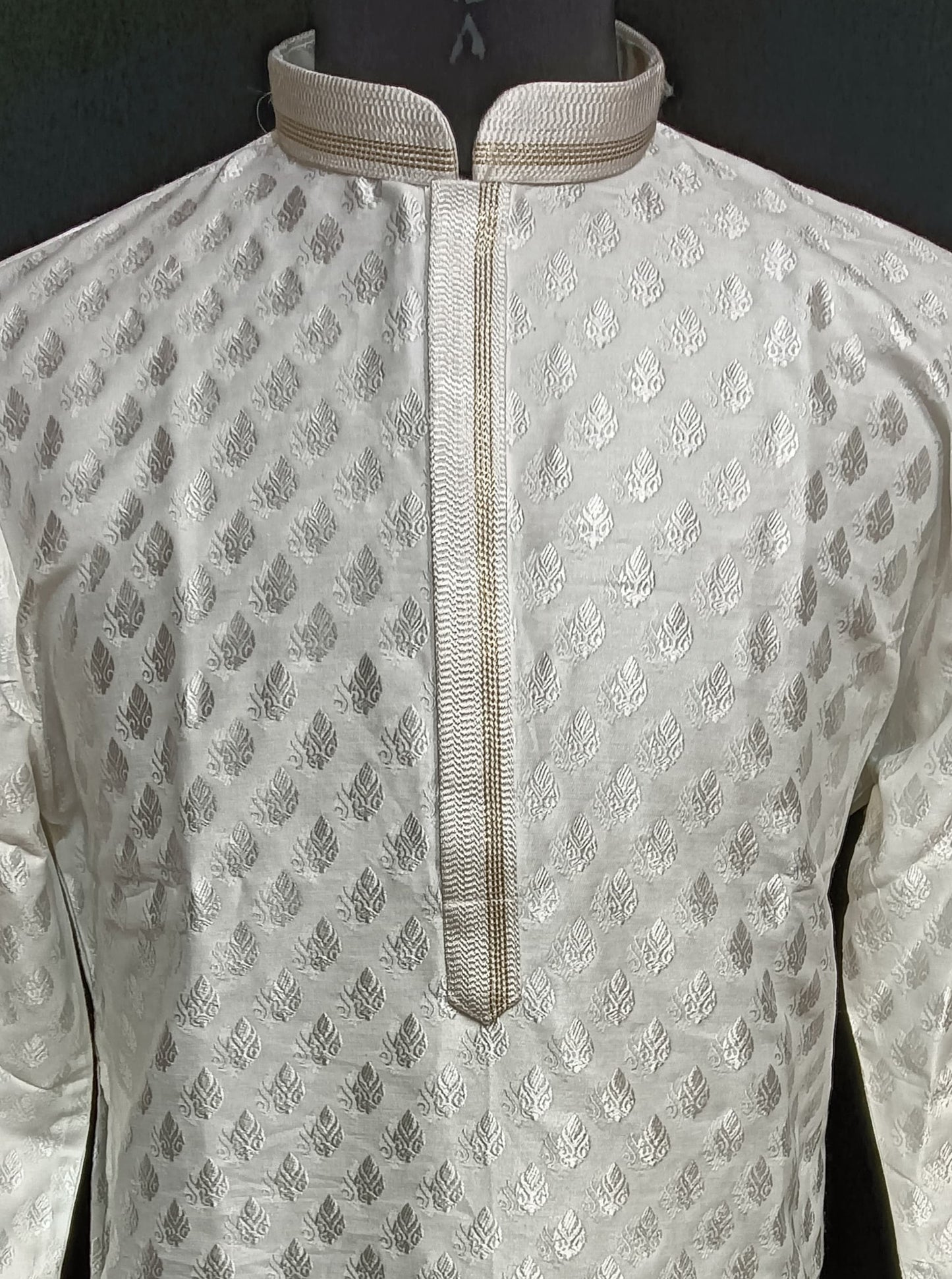 Zari Work Kurta Pajama Sets For Men Near Me