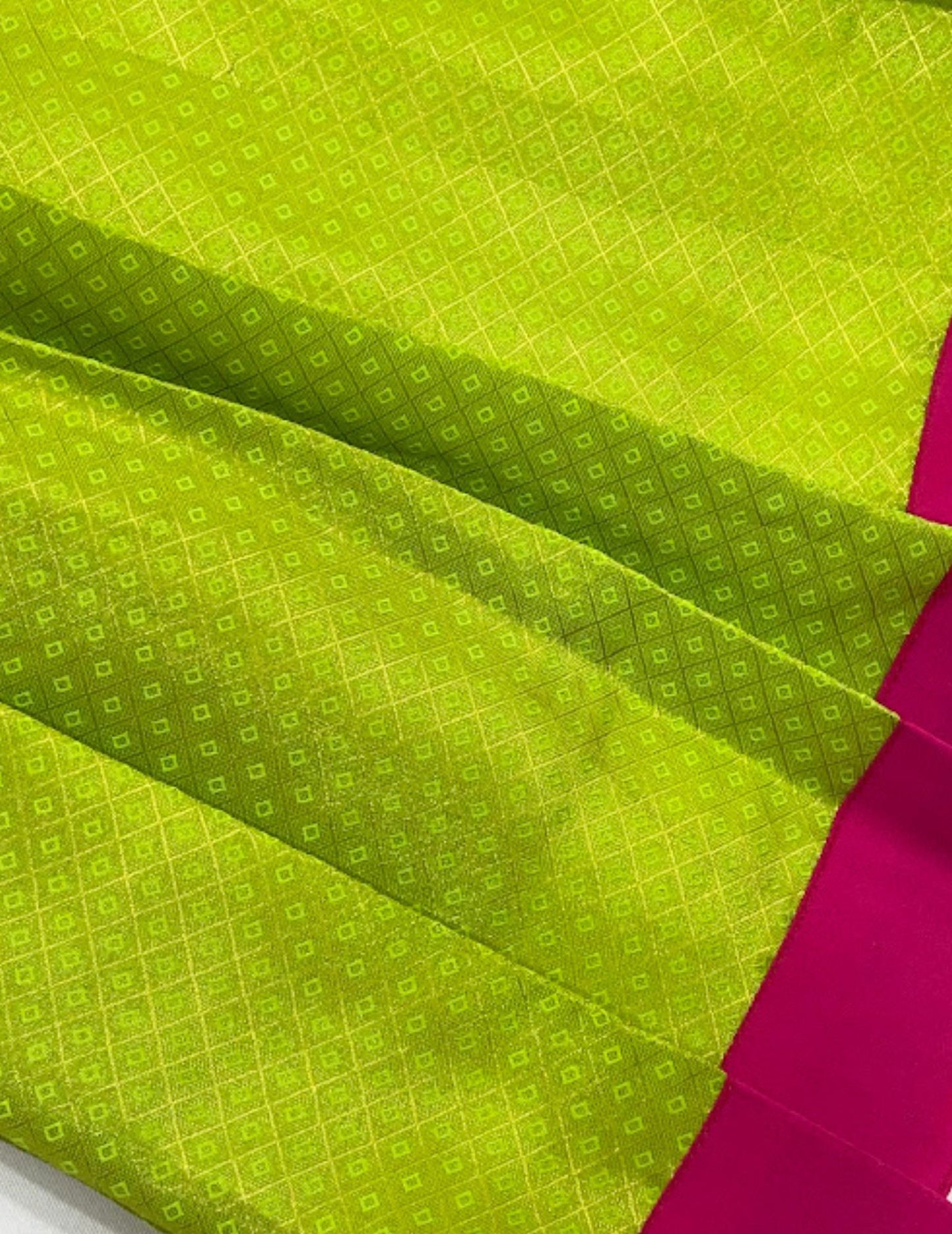 Pink Color Silk Langa in Meas