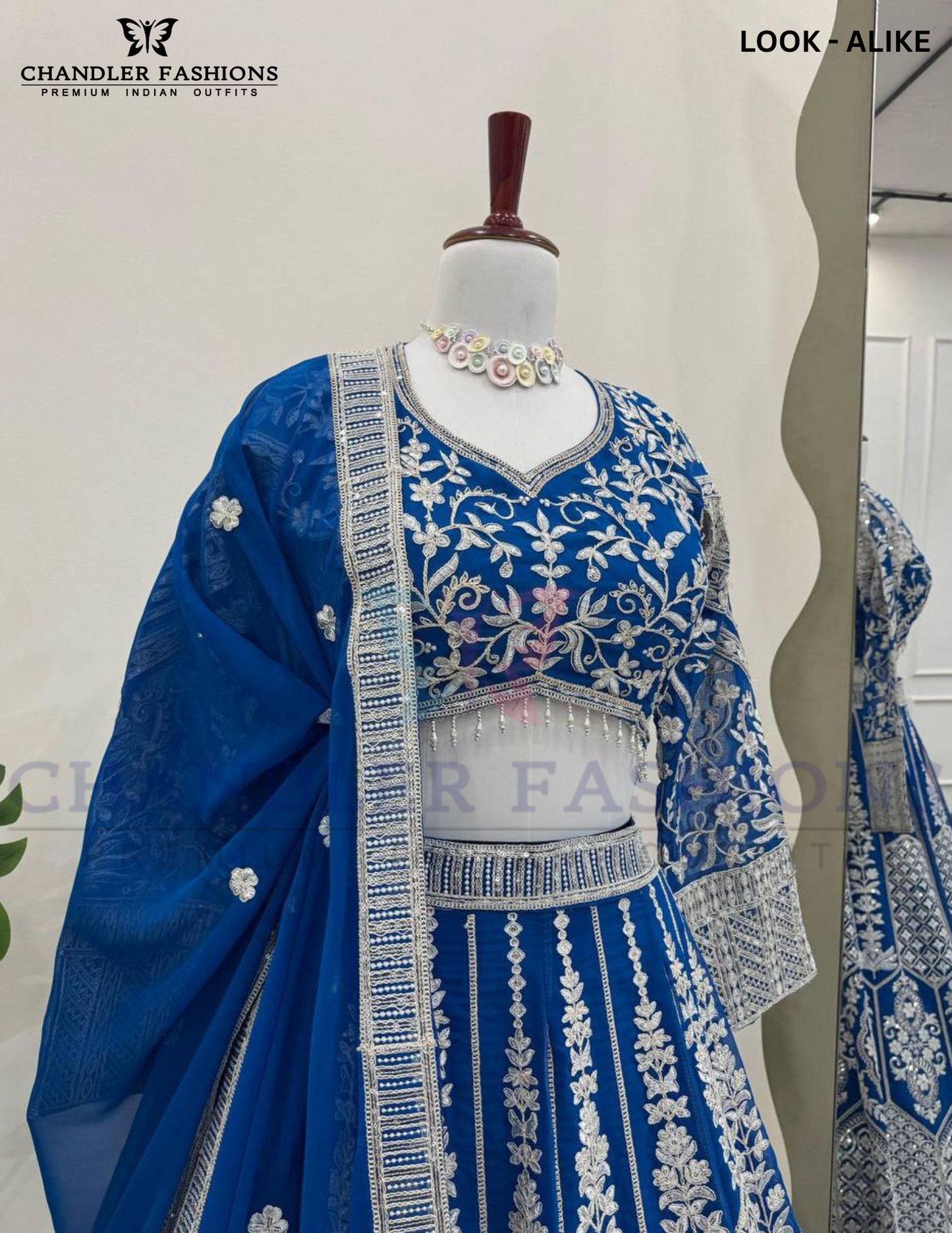 Faux Georgette With Sequins Lehenga Choli For Women In USA