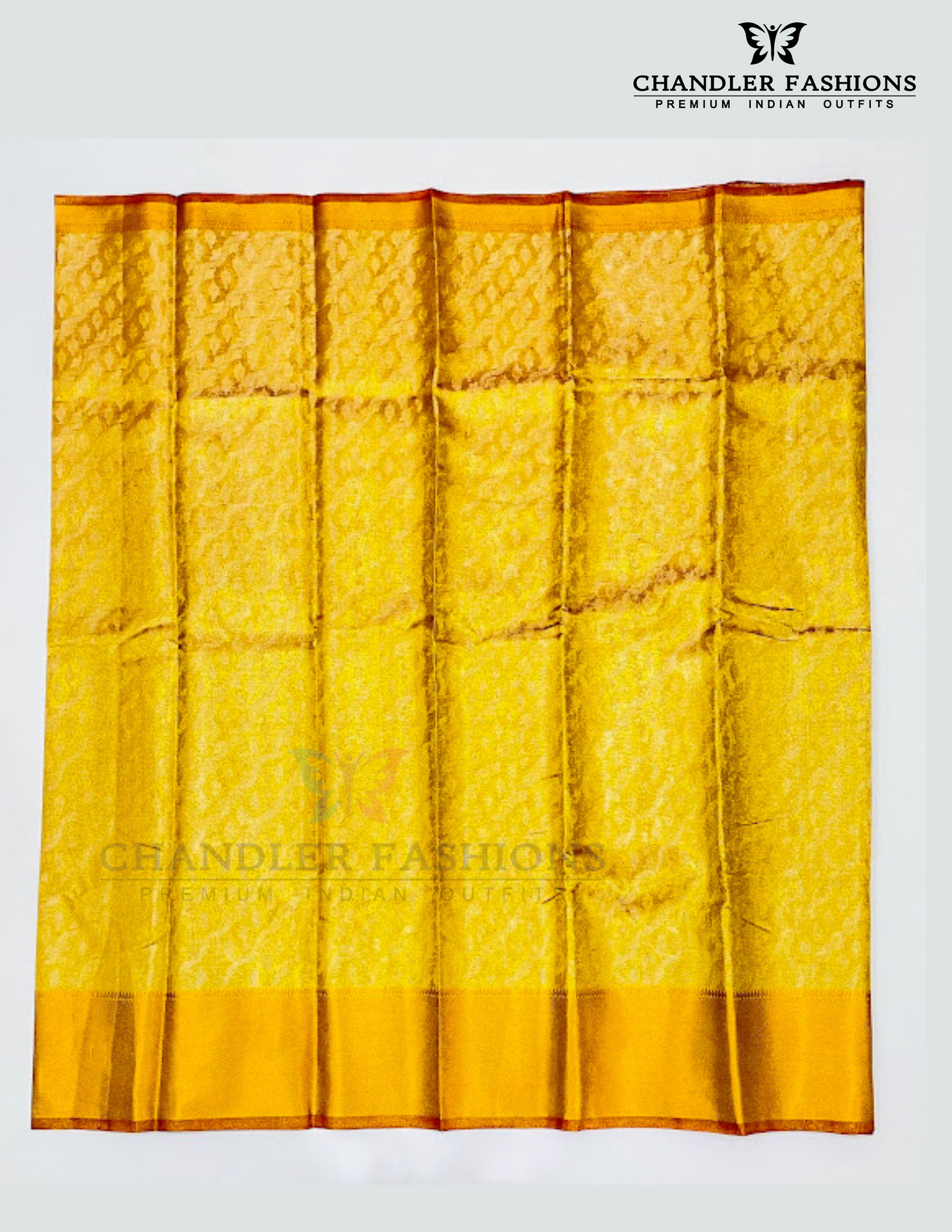 Gold Art Silk Saree Gold Zari Work For Women In Yuma