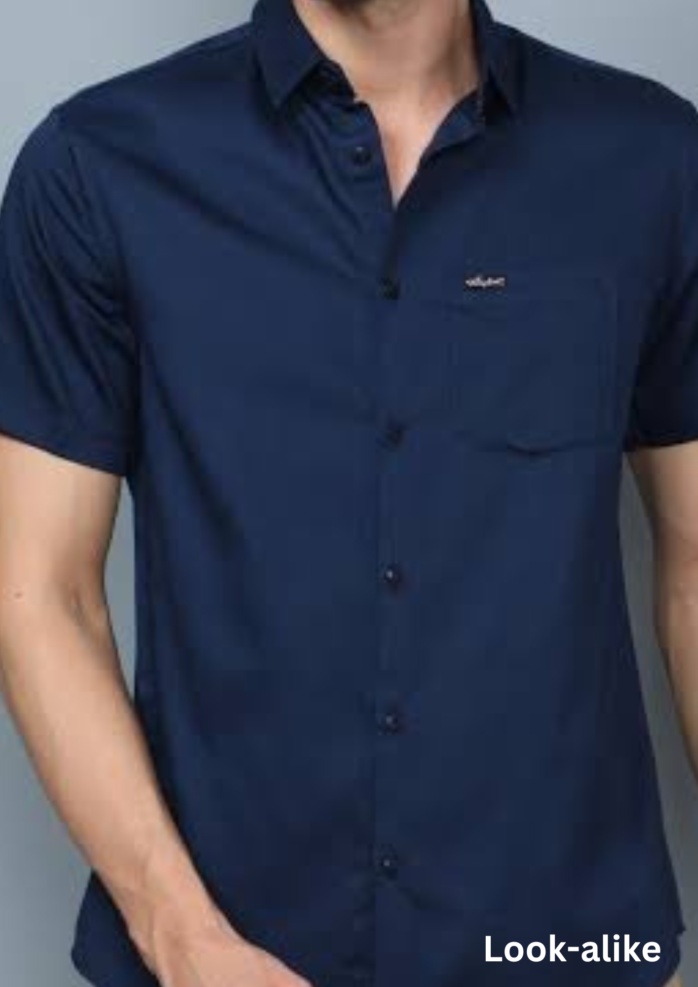 Alluring Blue Color Silk Shirt For Men Near Me