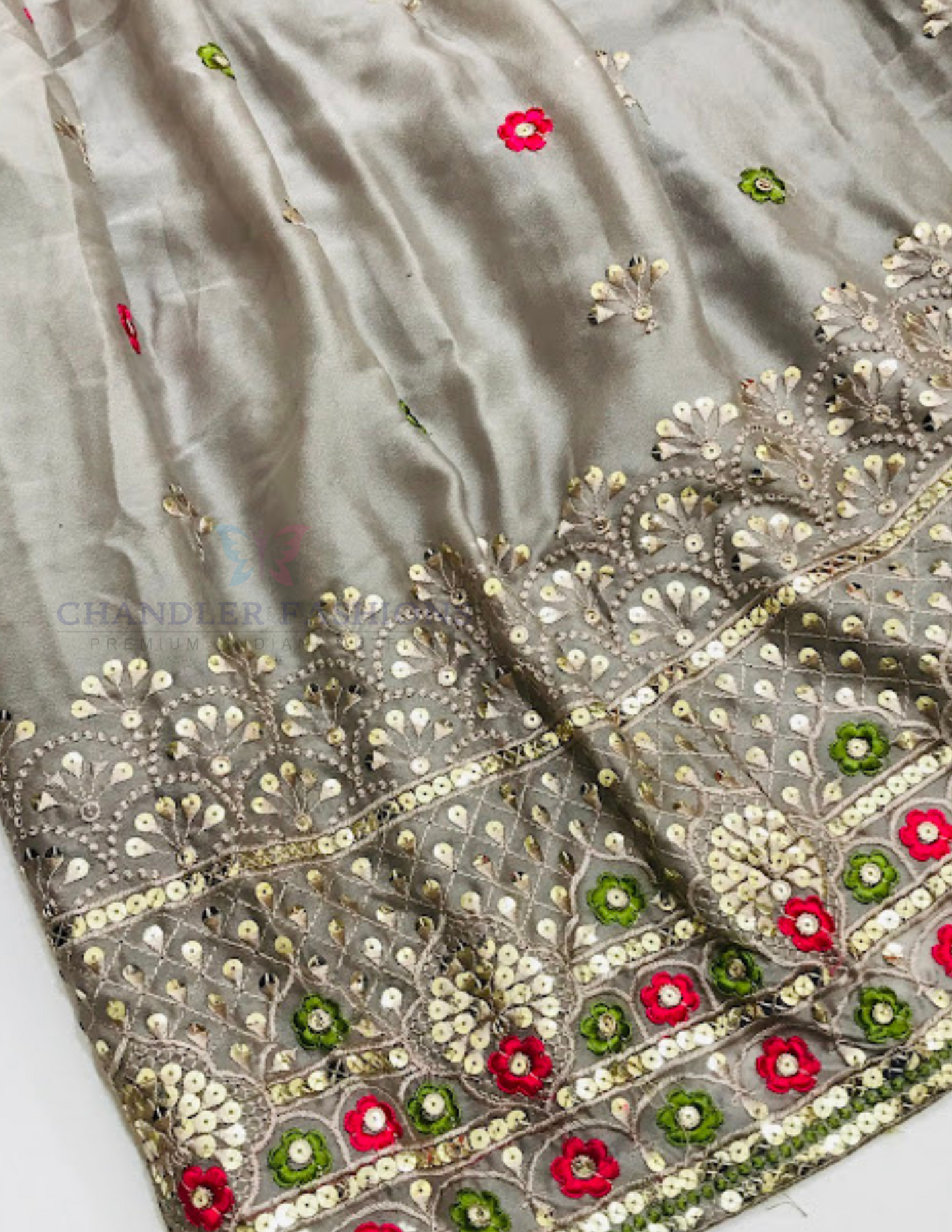 Attractive Pink Color Georgette With Choli Set In Chandler