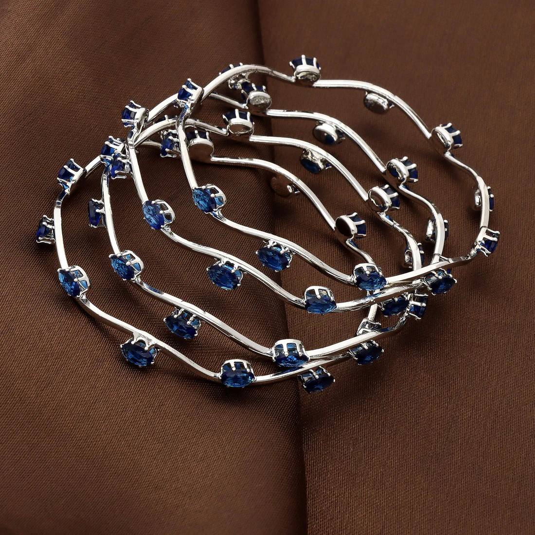 Navy Blue Color Oxidized Bangles Near Me