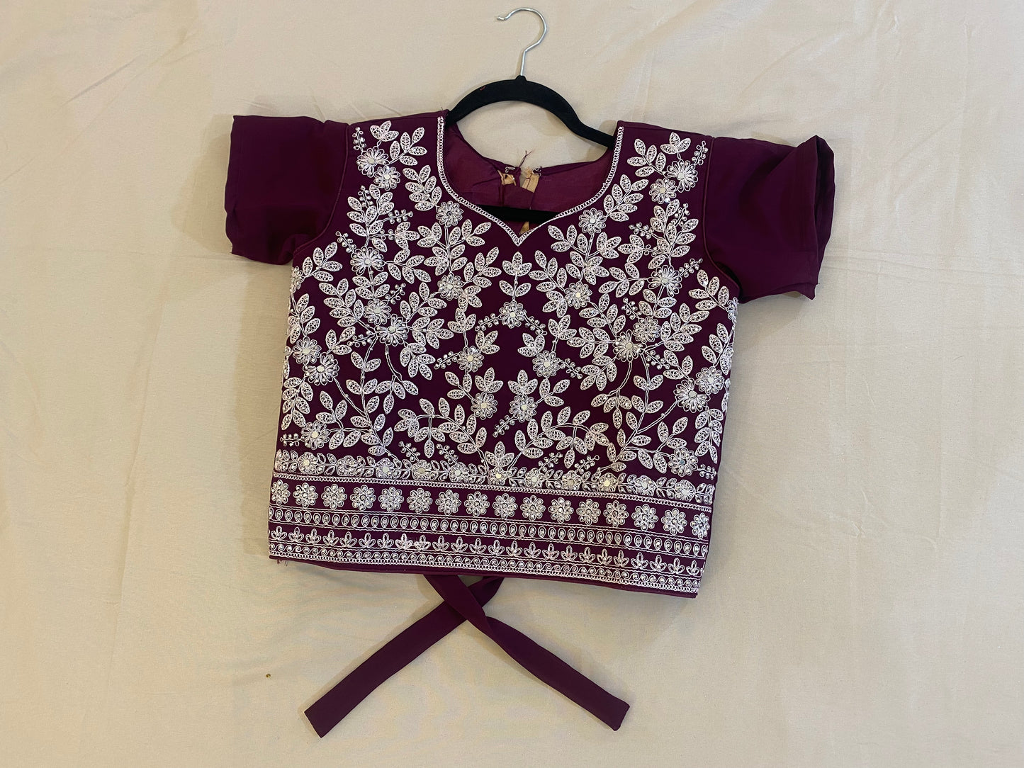 Attractive Wine Color Lehanga Choli Set In USA