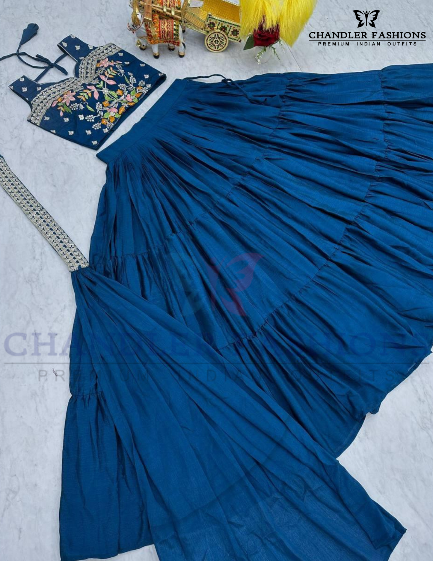 Teal Blue Choli For Women In Arizona