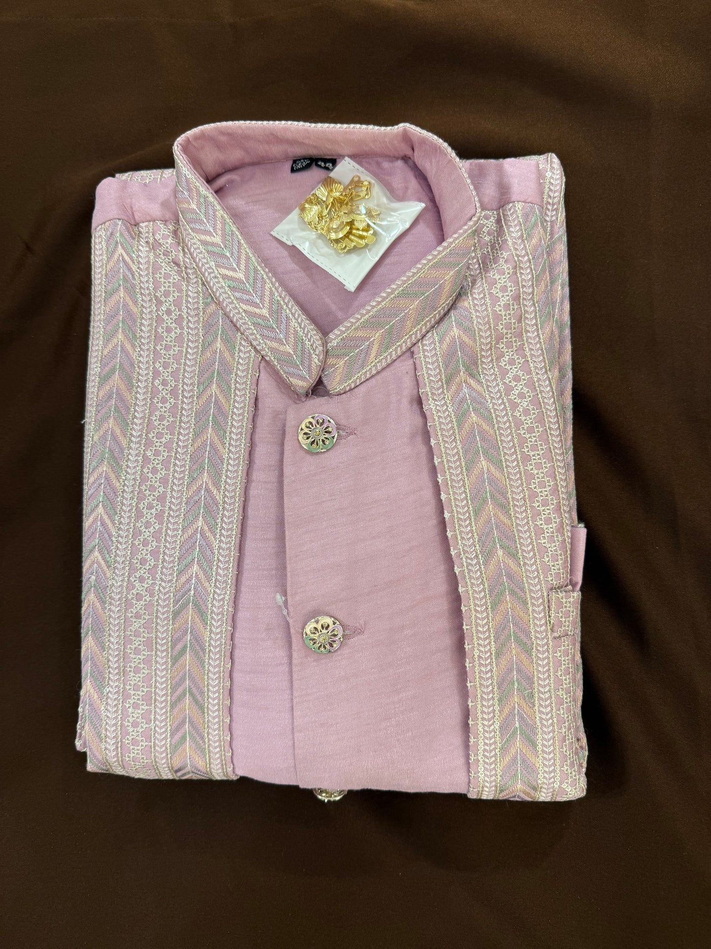 Amazing Purple Color Embroidery And Sequins Work Sherwani Suits For Men