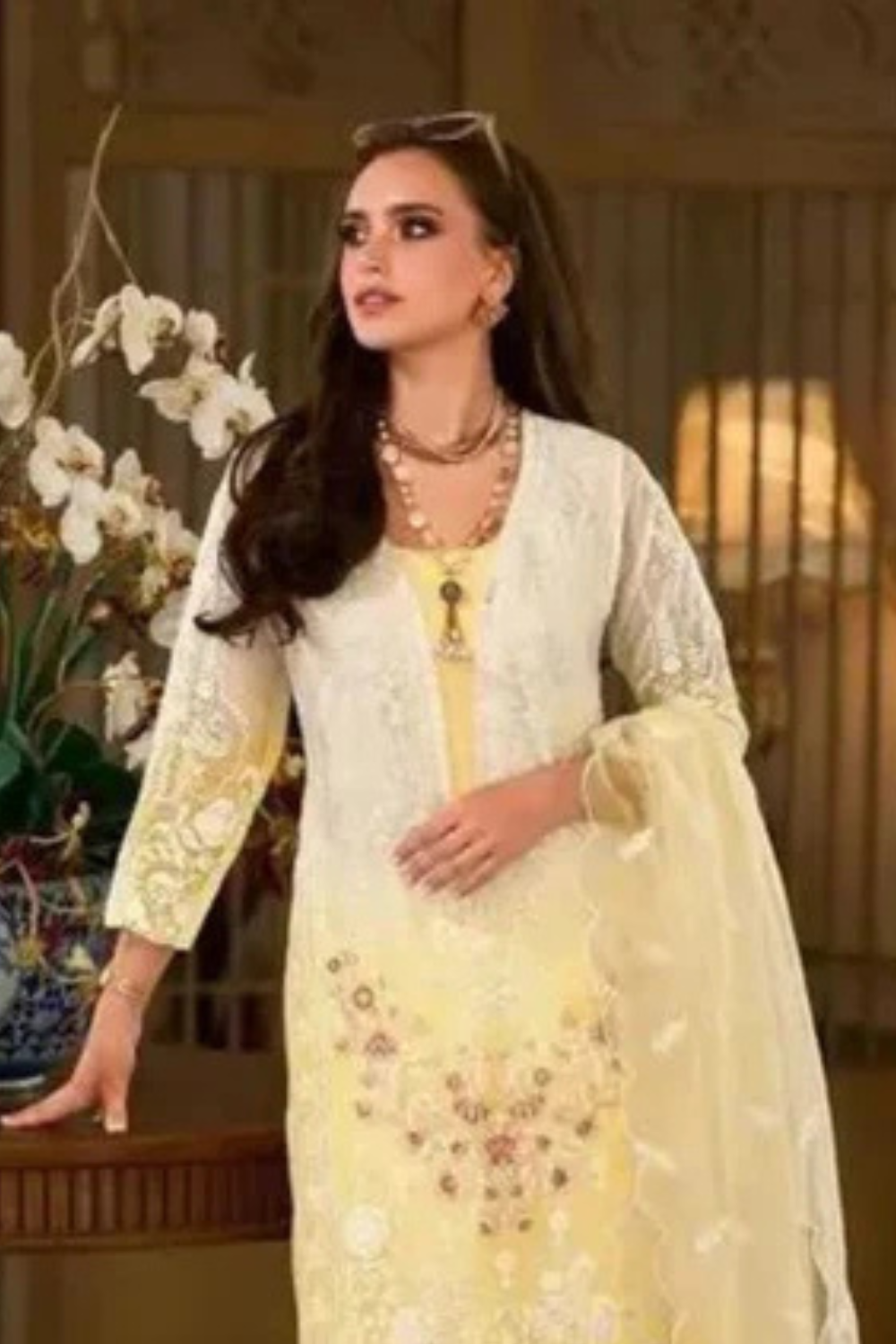 Yellow Color Organza Embroidery Salwar Suits With Dupatta
Near Me