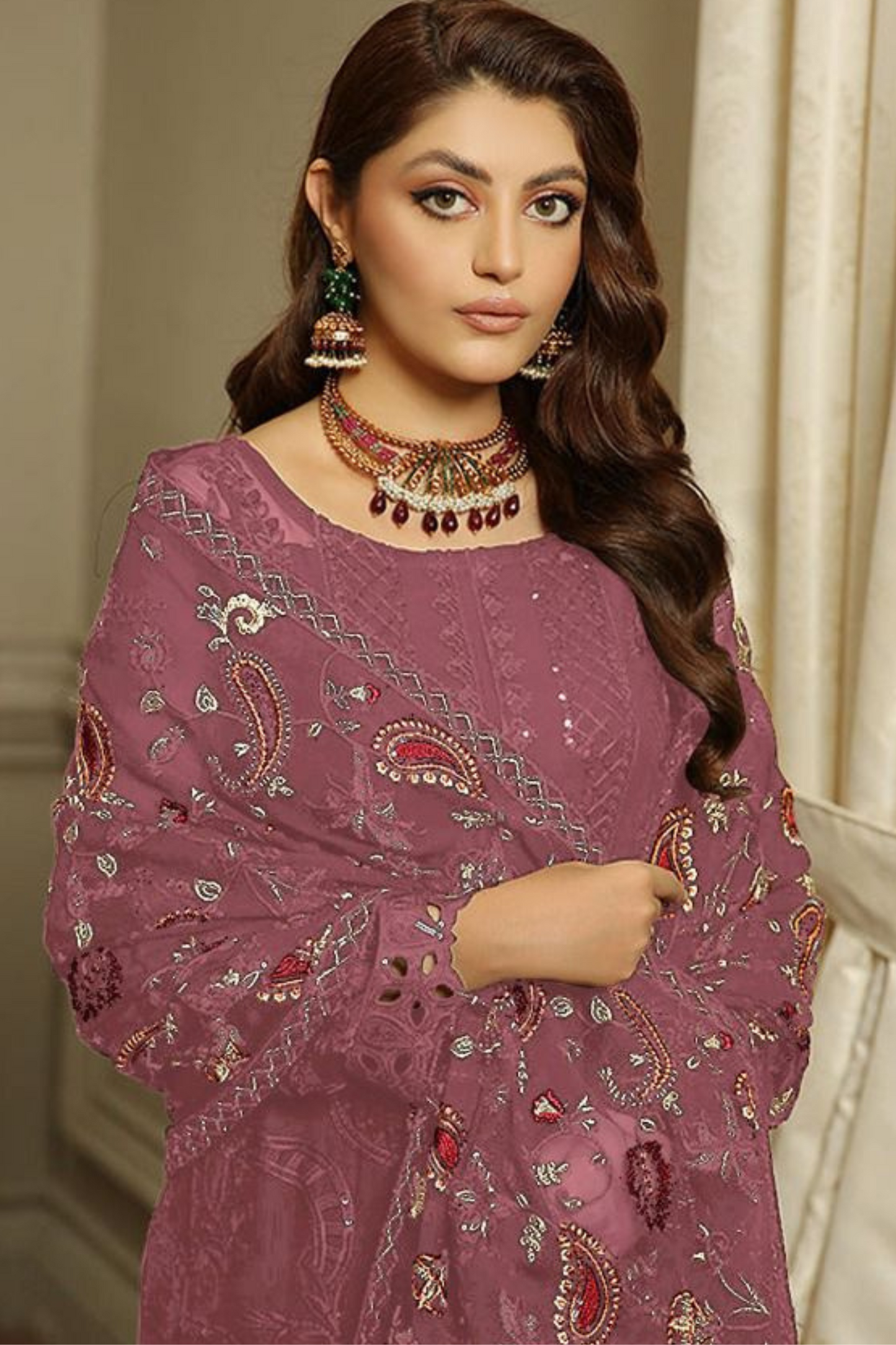 Embroidery Salwar Suits With Dupatta