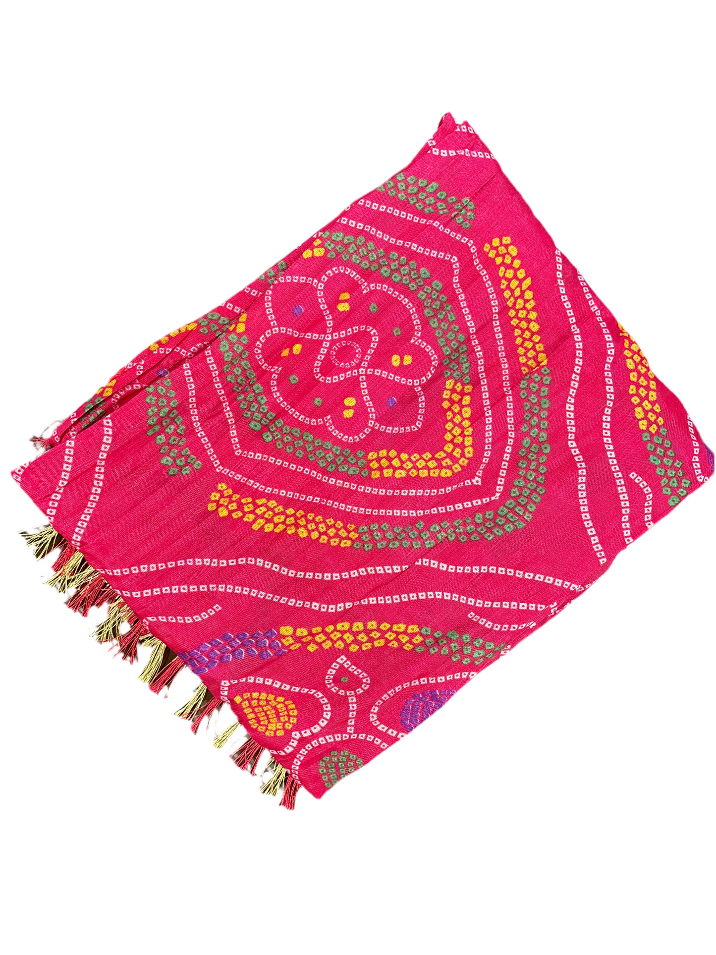 Charming Rani Pink Color With Printed Work Dupatta For Women