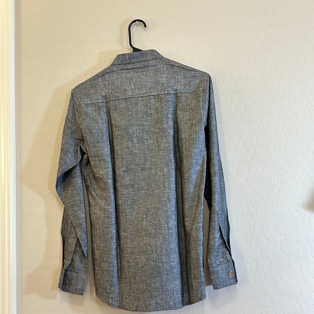 Attractive Gray Color Shirt With full Sleeve For Men