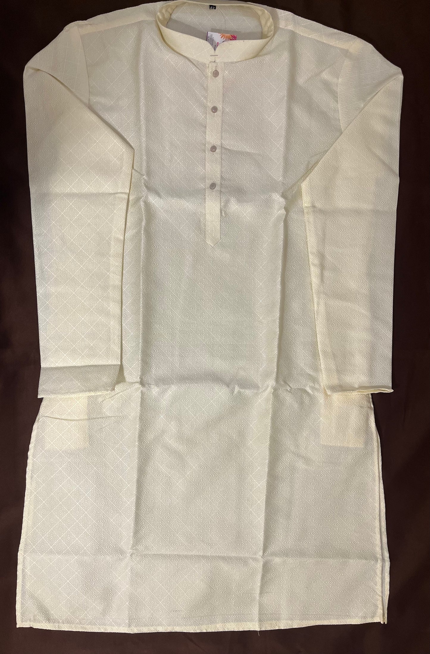 Appealing Off White Color Designer Men's Kurta With Pajama Pant