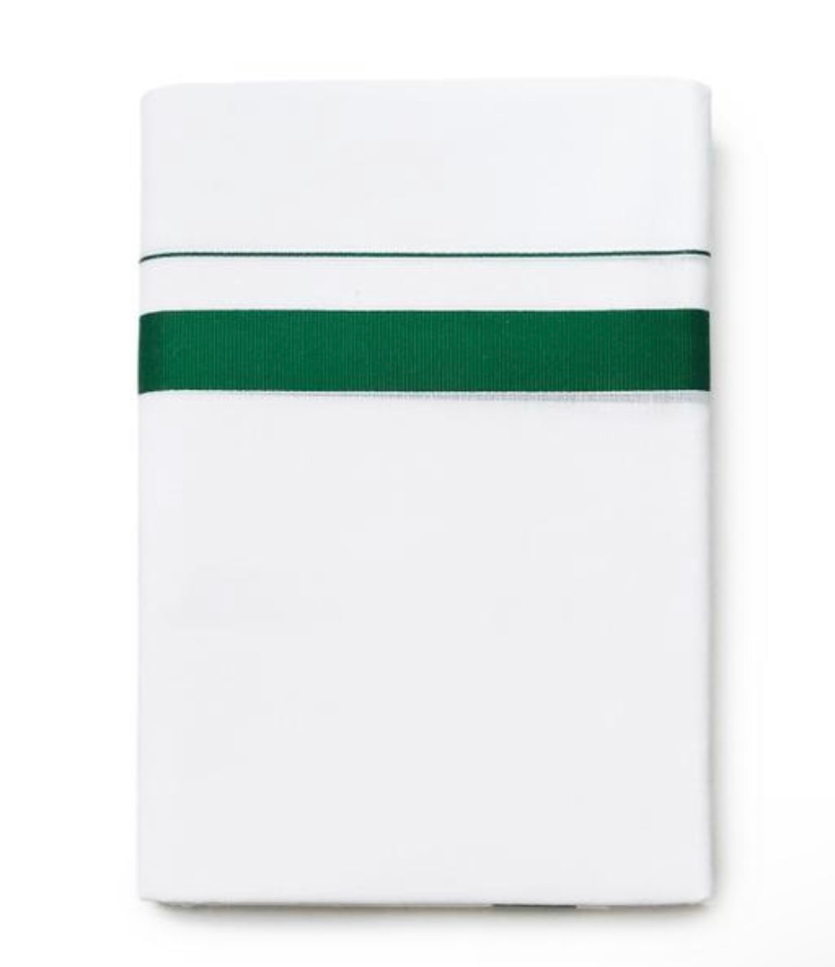 Attractive Men's White Premium Pure Cotton Green Color Border Dhoti