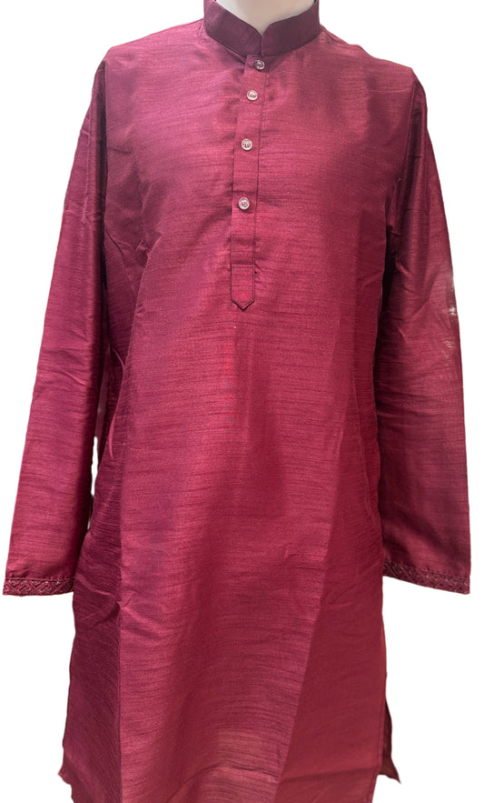 Gorgeous Purple Color Heavy Banglori Silk Kurta Set