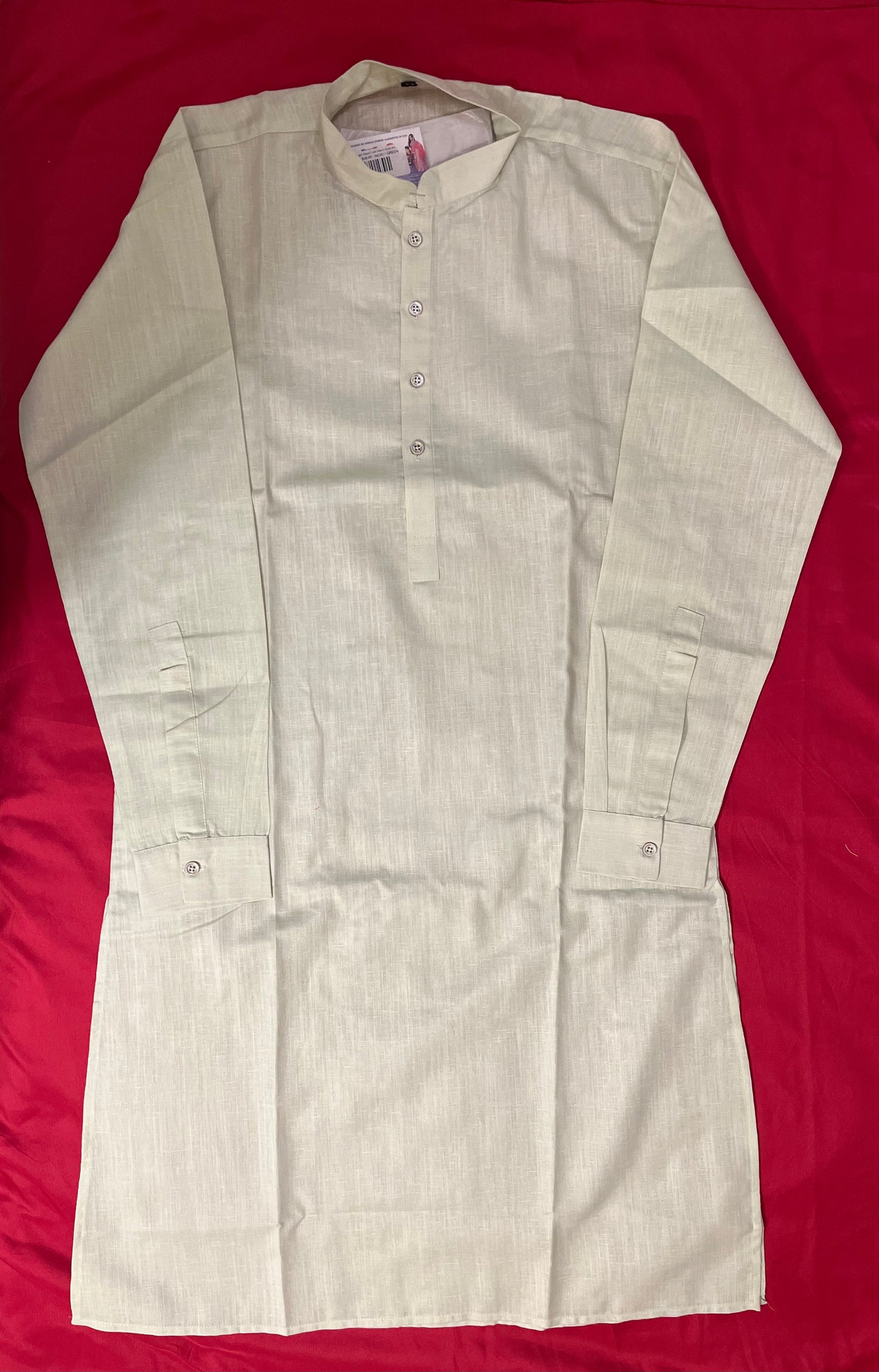 Stunning Light Green Color Men's Kurta With Pajama Pant Near Me