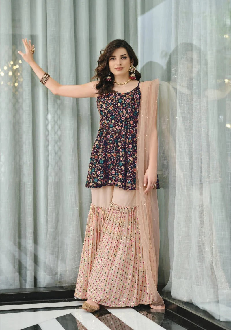 Party top wear palazzo