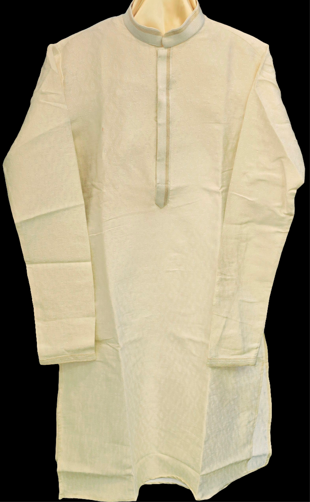 Dazzling Beige Color Banarasi Brocade Kurta Suits For Men