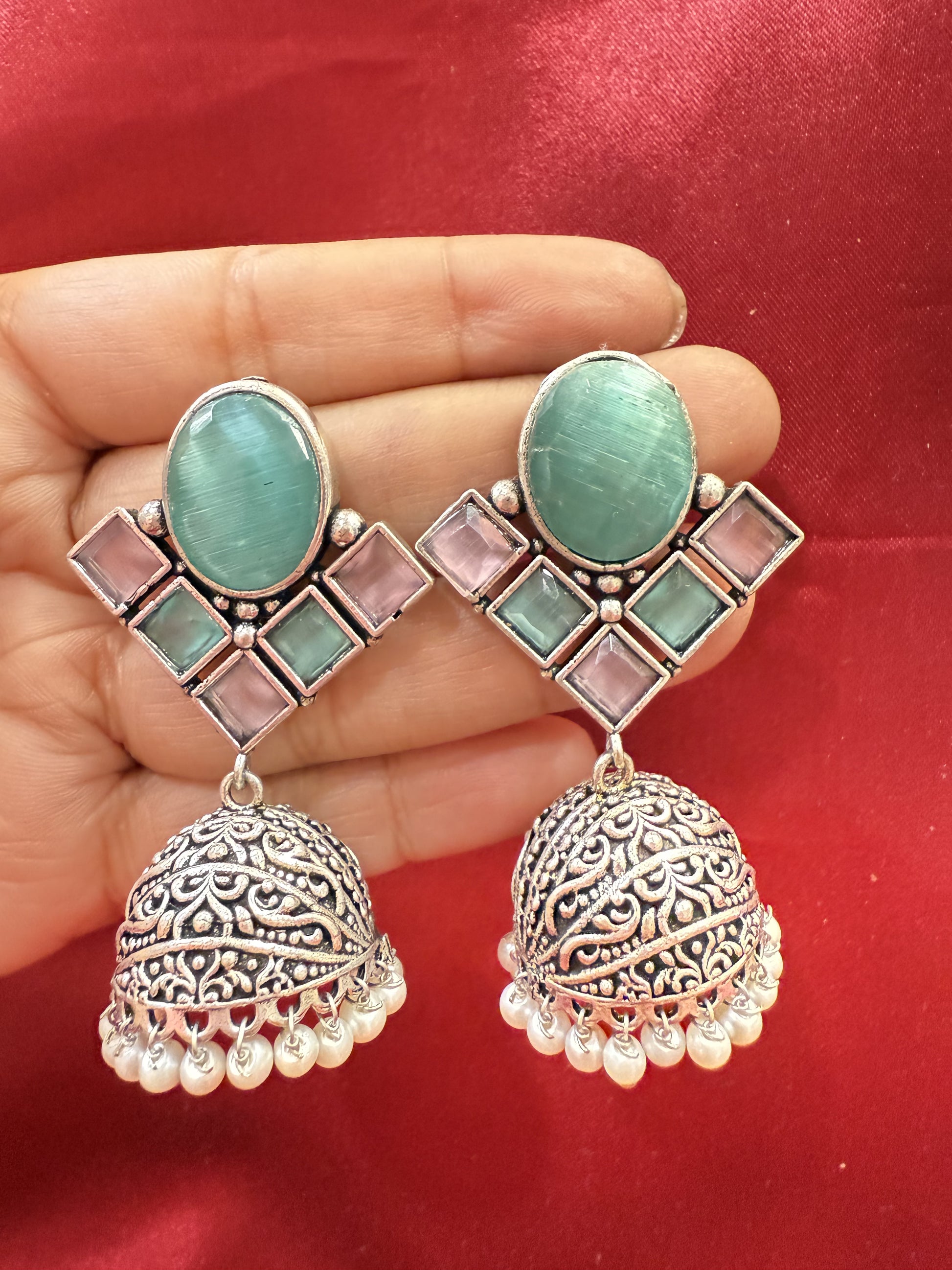 Designer Oxidized Earrings For Women In Yuma