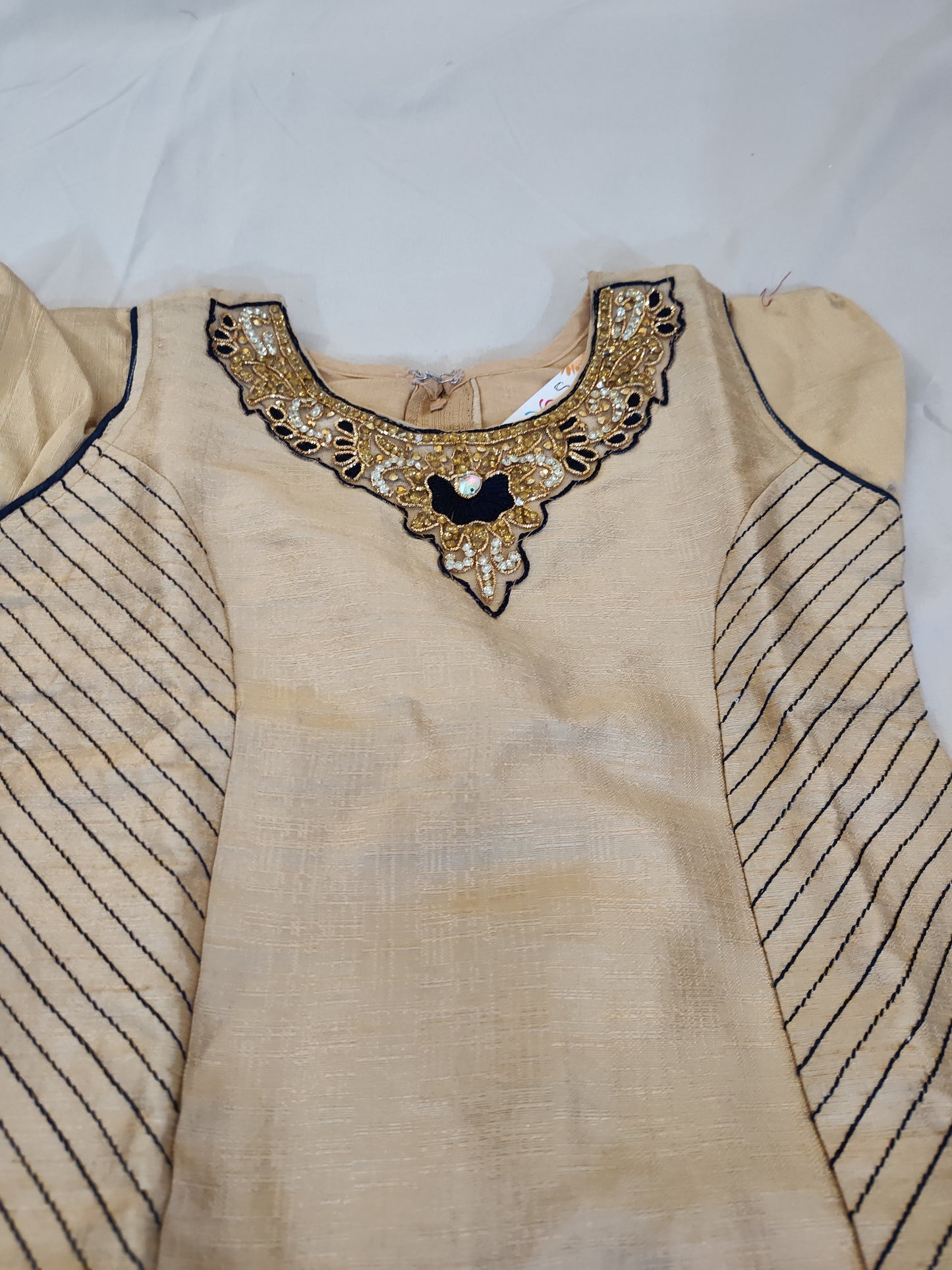 Delightful Gold And Blue Colored Langa Set In USA